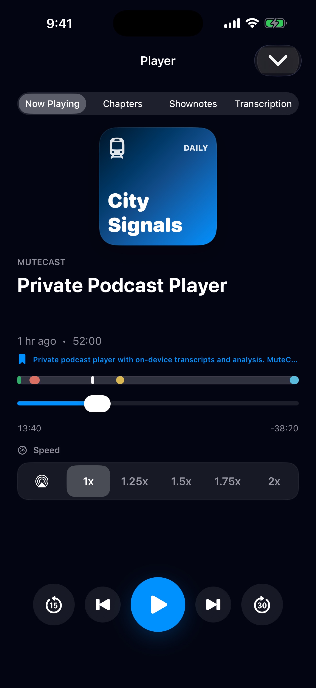 MuteCast ios App Store screenshot 4
