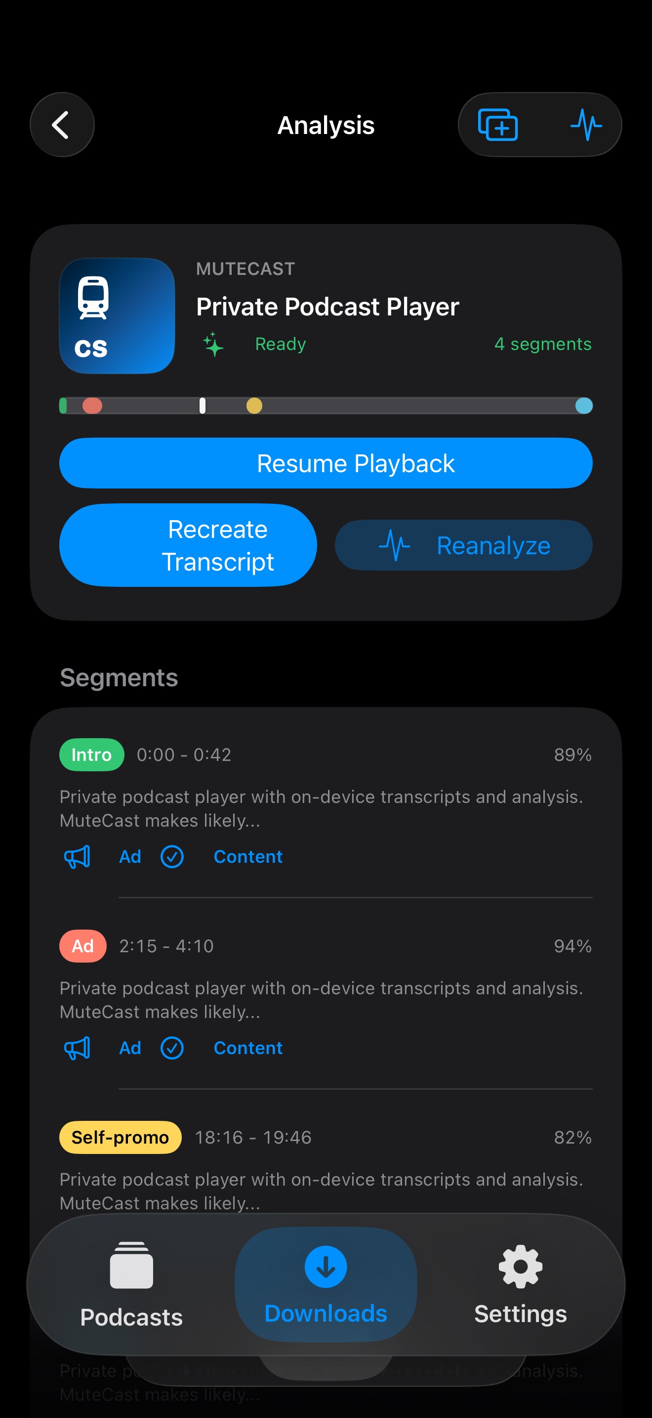 MuteCast ios App Store screenshot 7