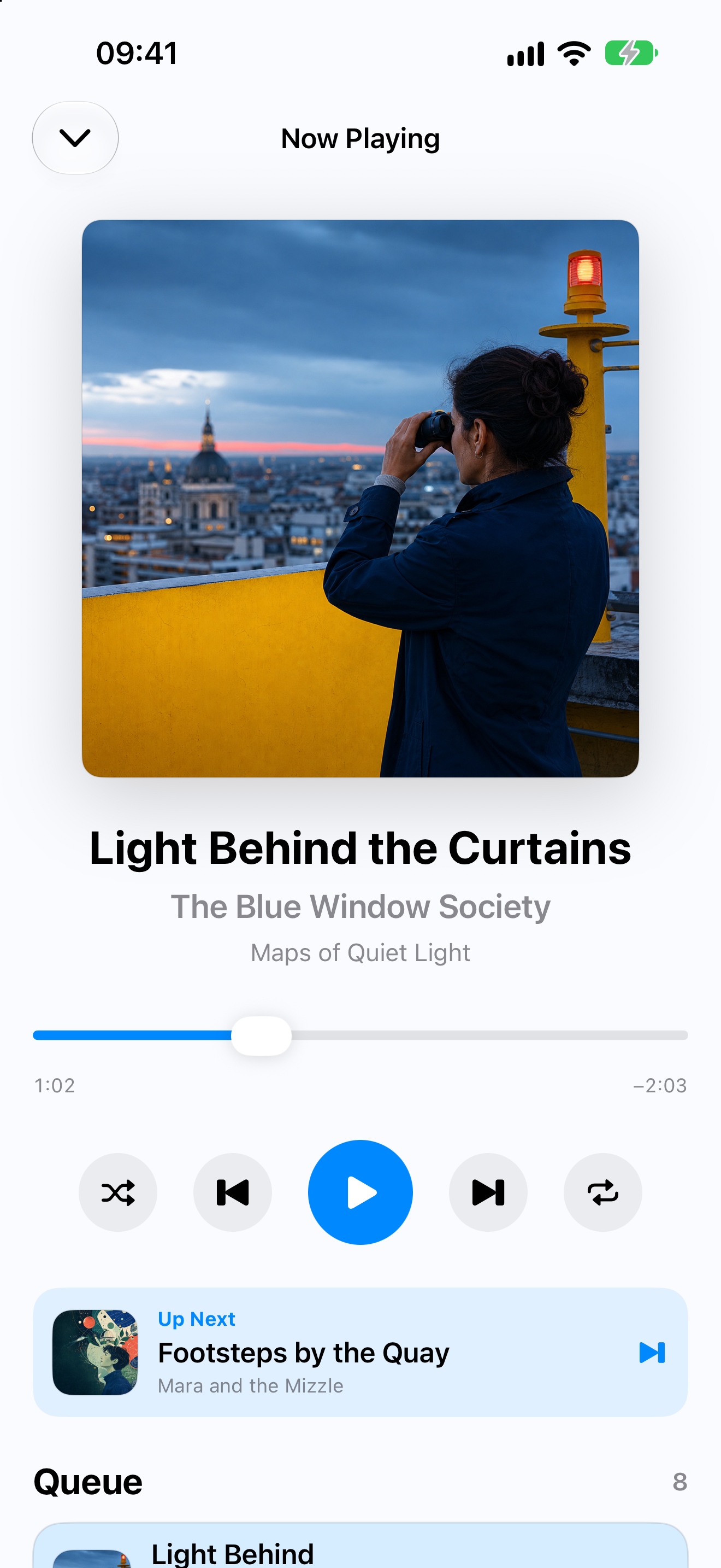 MuteCast iPhone screenshot 10: Music player