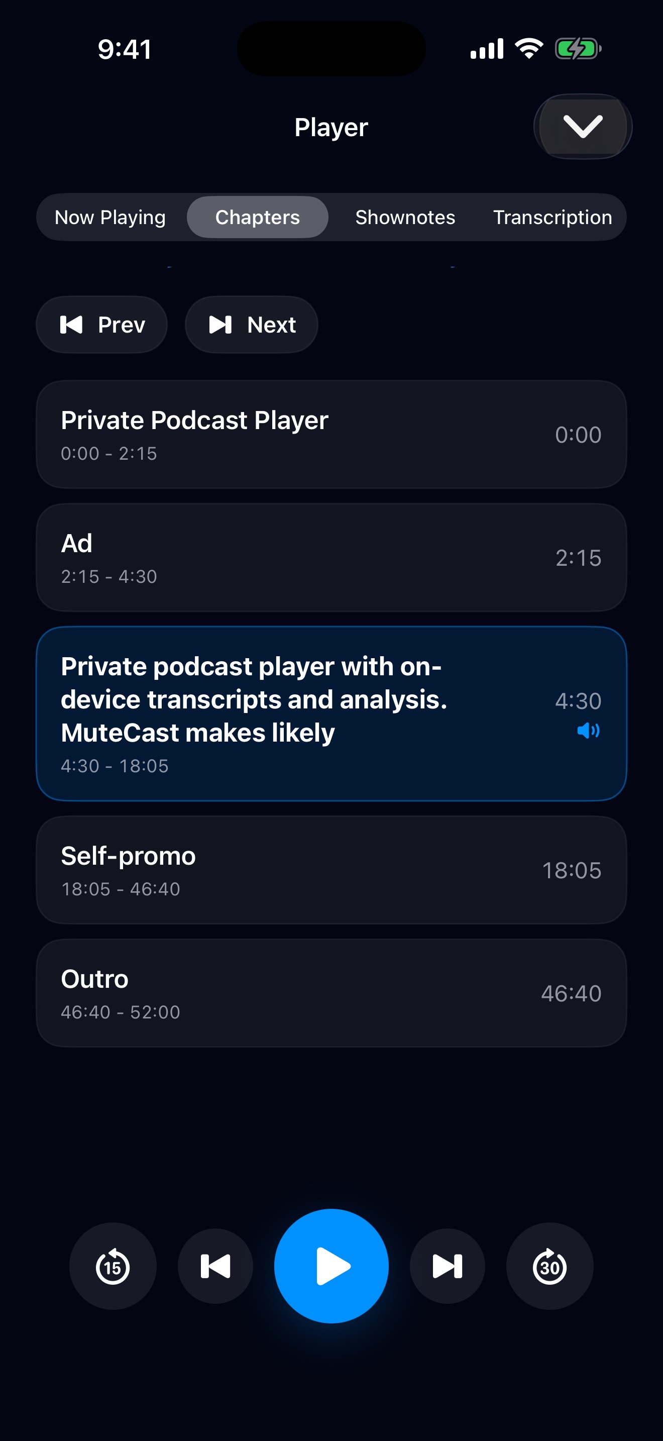 MuteCast ios App Store screenshot 5