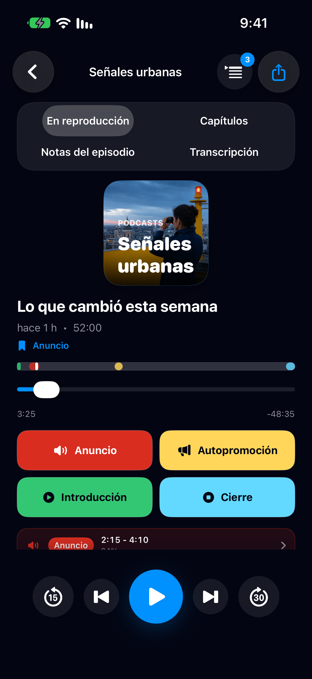 MuteCast iPhone screenshot 1: iphone 6 9 player