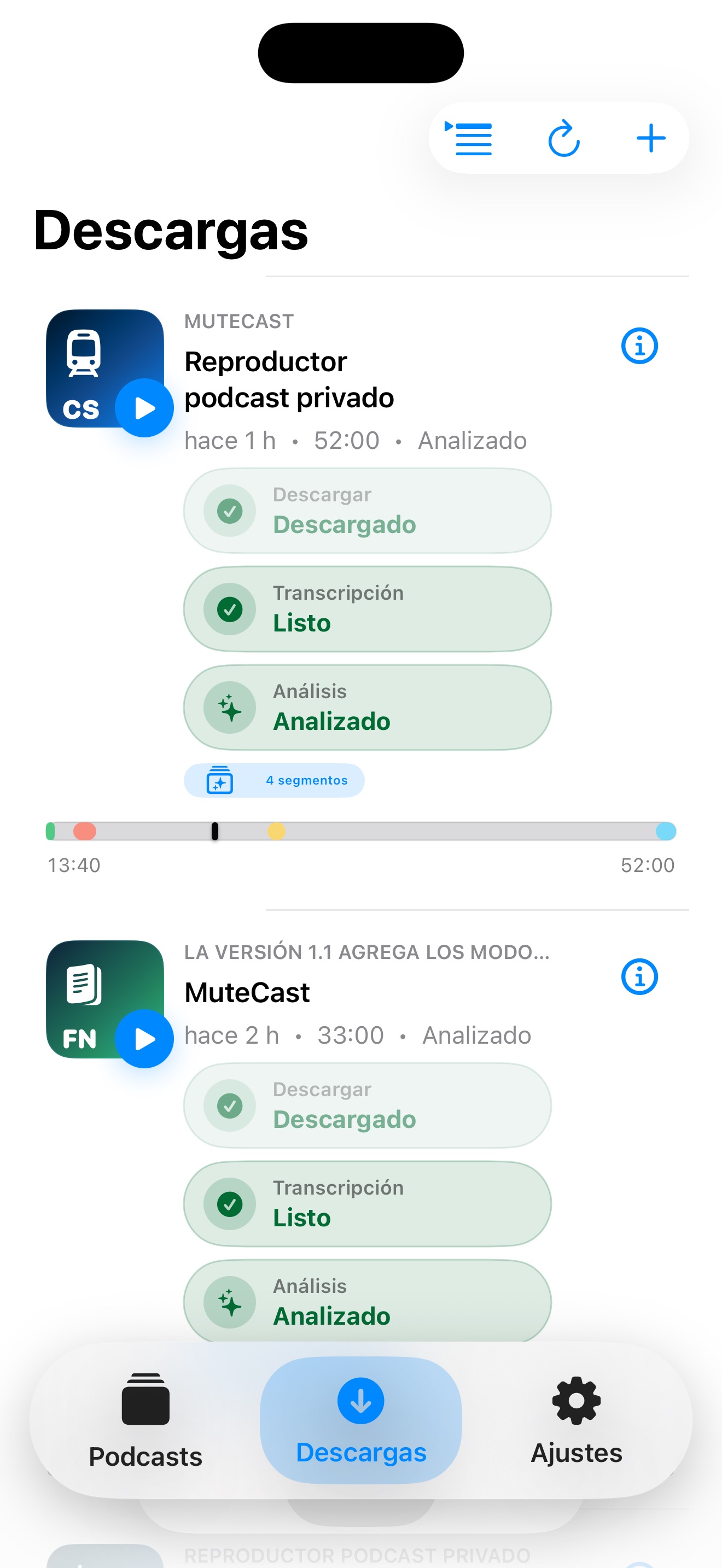 MuteCast ios App Store screenshot 3