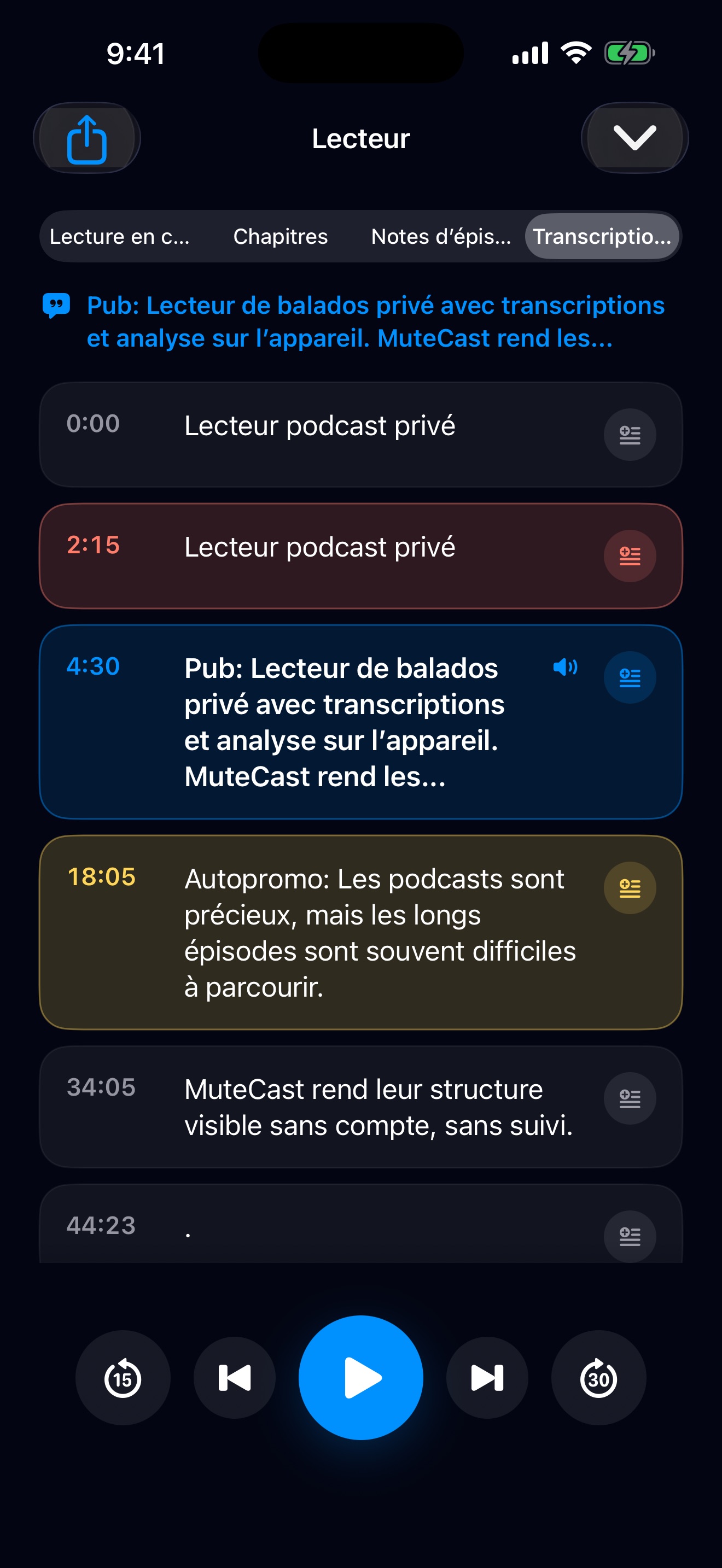 MuteCast ios App Store screenshot 6