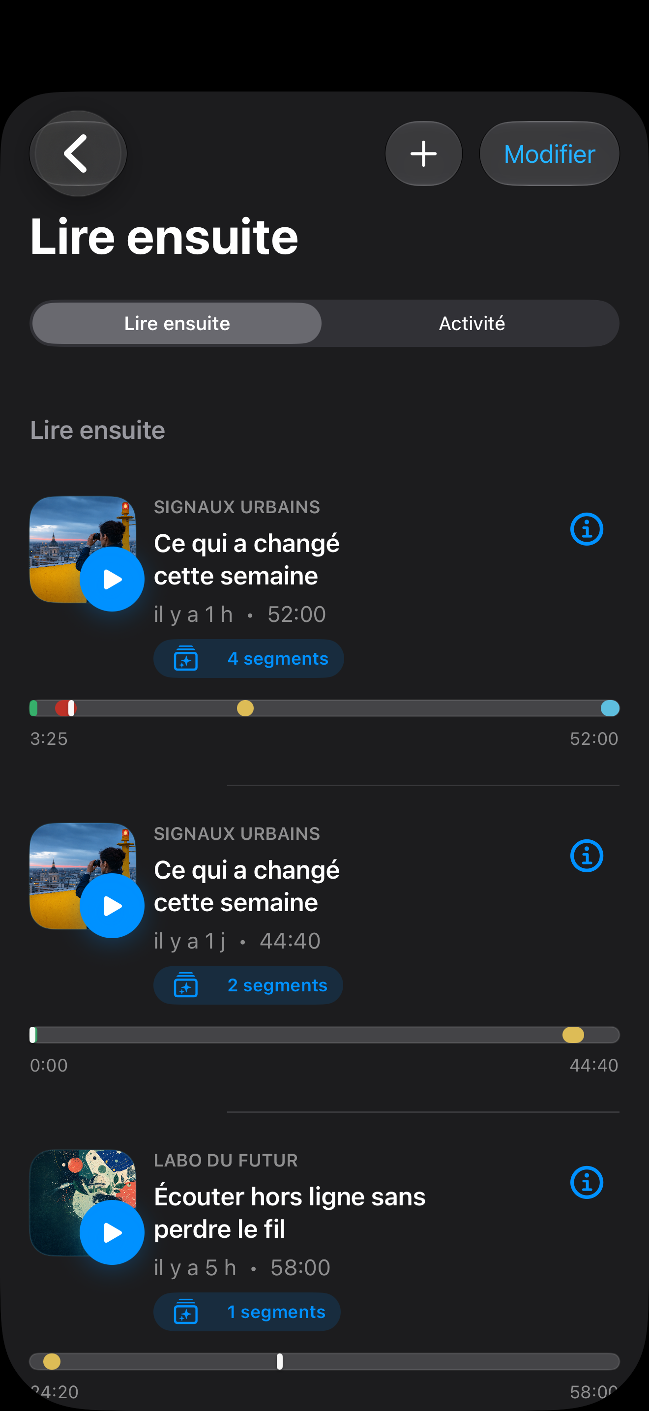 MuteCast iPhone screenshot 8: iphone 6 9 queue