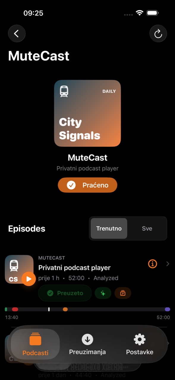 MuteCast ios App Store screenshot 2