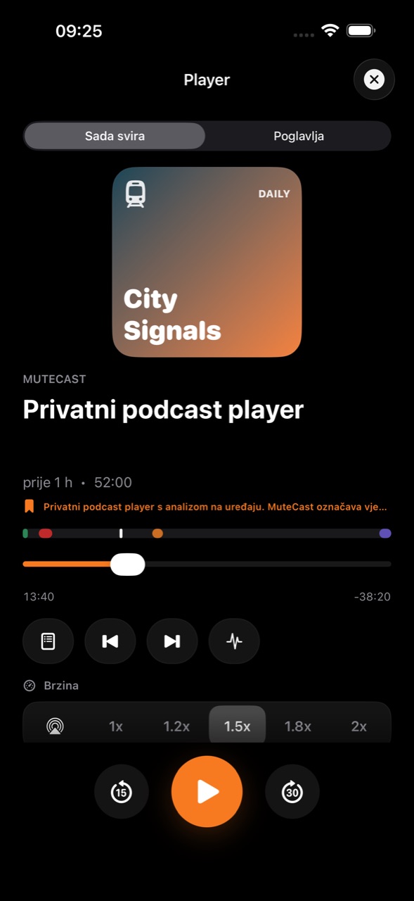MuteCast ios App Store screenshot 3