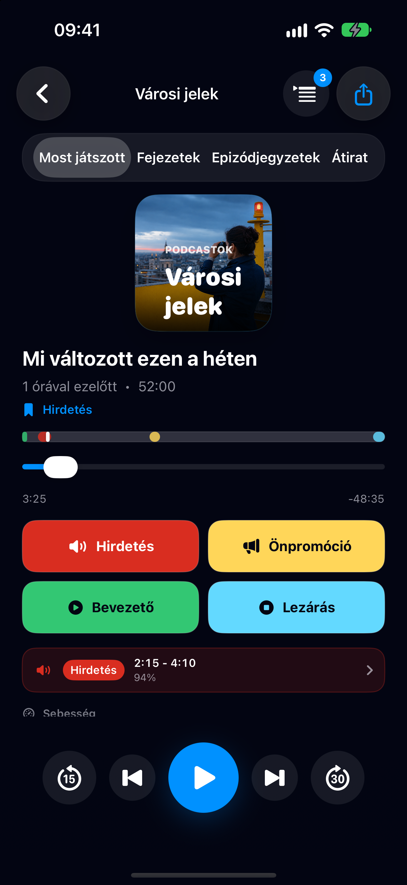 MuteCast iPhone screenshot 1: iphone 6 9 player