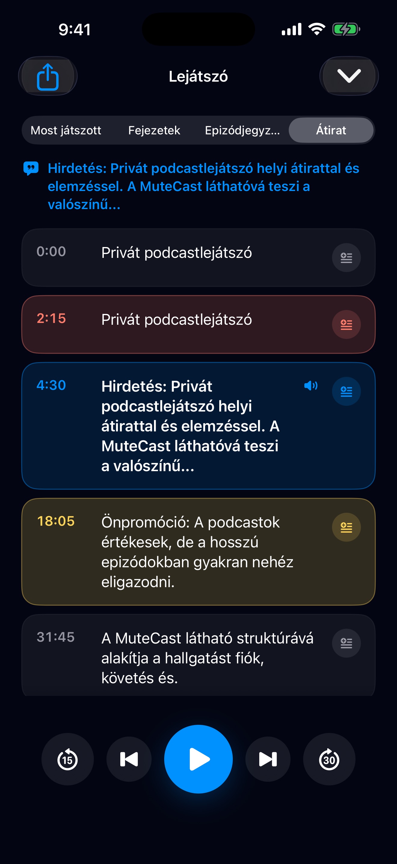 MuteCast ios App Store screenshot 6