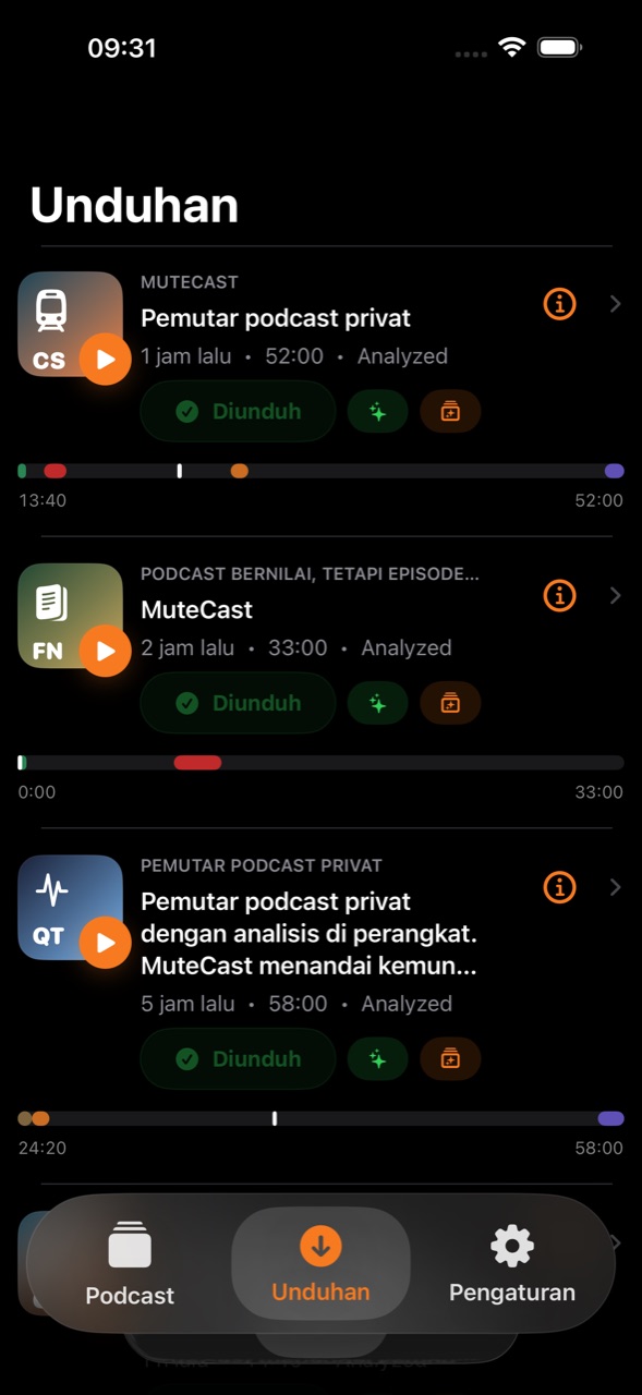 MuteCast ios App Store screenshot 4