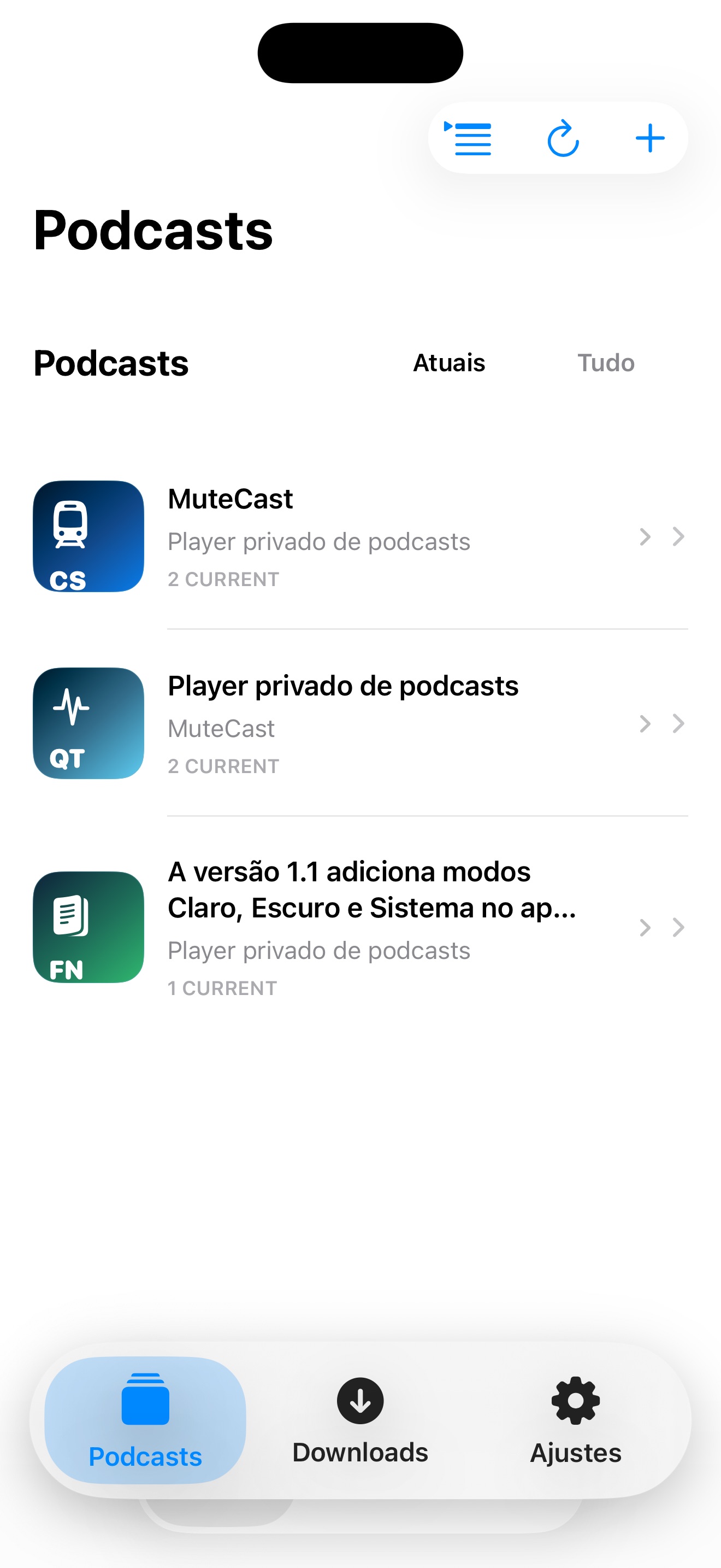 MuteCast ios App Store screenshot 1