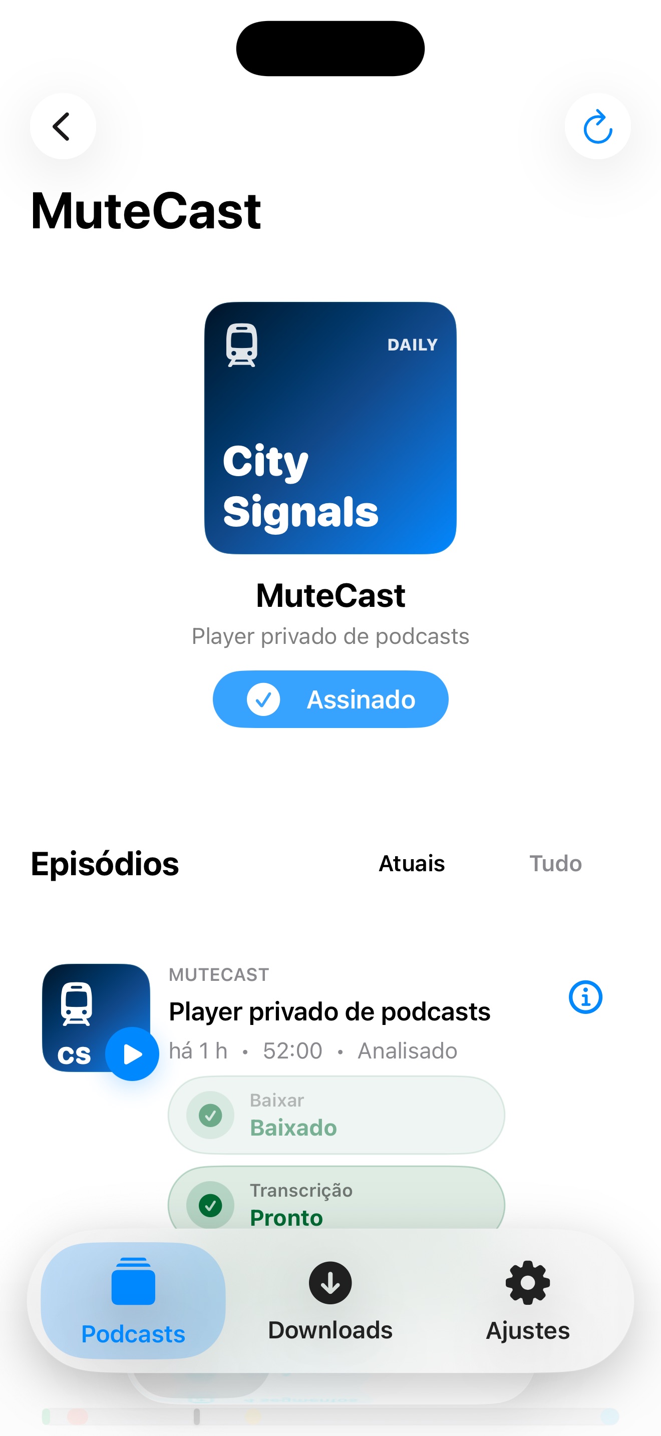 MuteCast ios App Store screenshot 2
