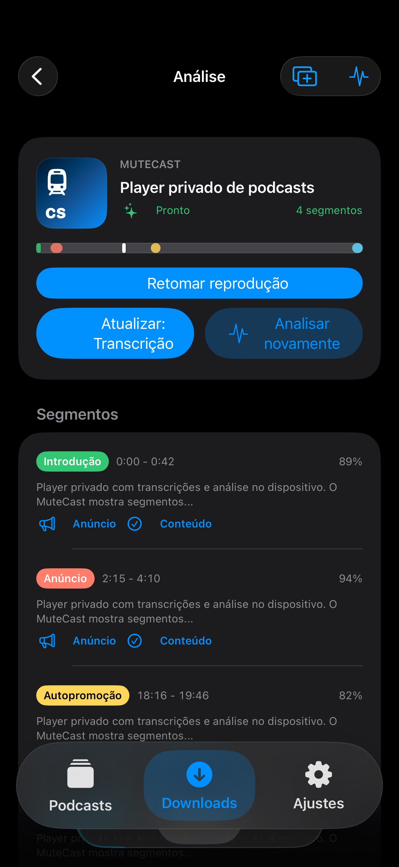 MuteCast ios App Store screenshot 7