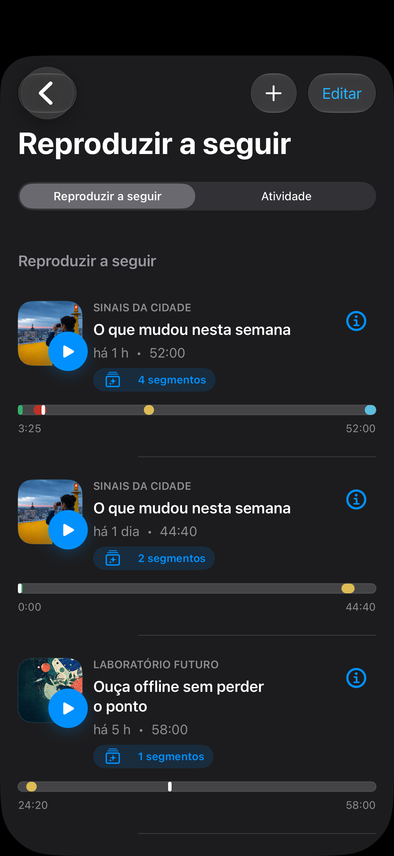 MuteCast iPhone screenshot 8: iphone 6 9 queue