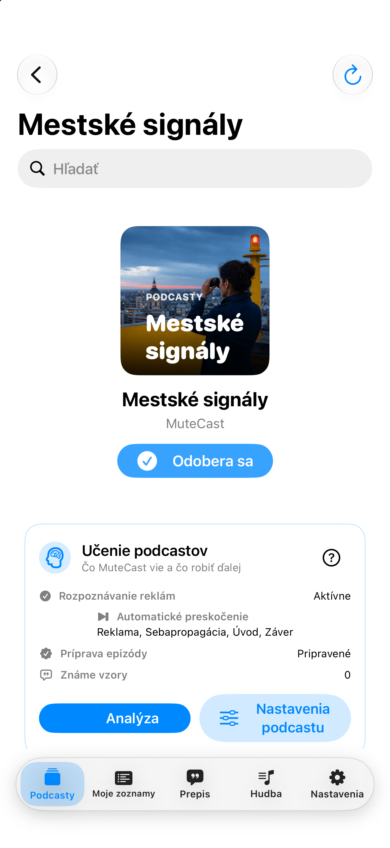 MuteCast iPhone screenshot 2: iphone 6 9 podcast