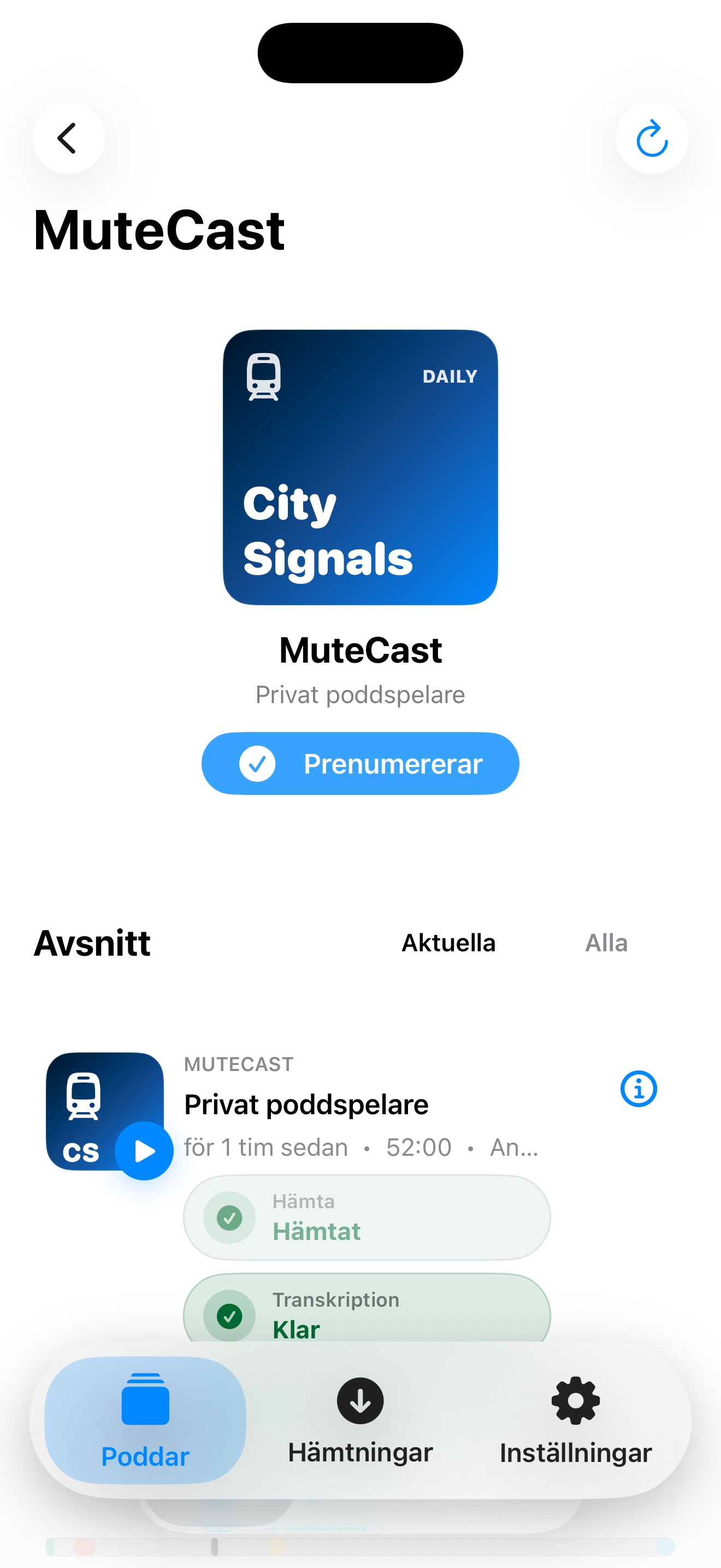 MuteCast ios App Store screenshot 2