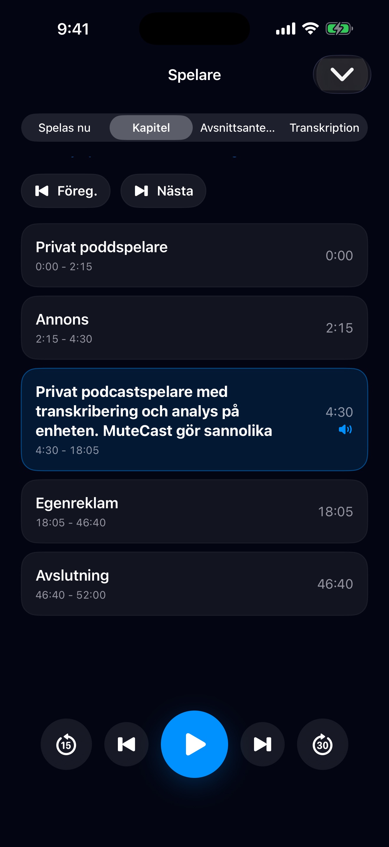 MuteCast ios App Store screenshot 5