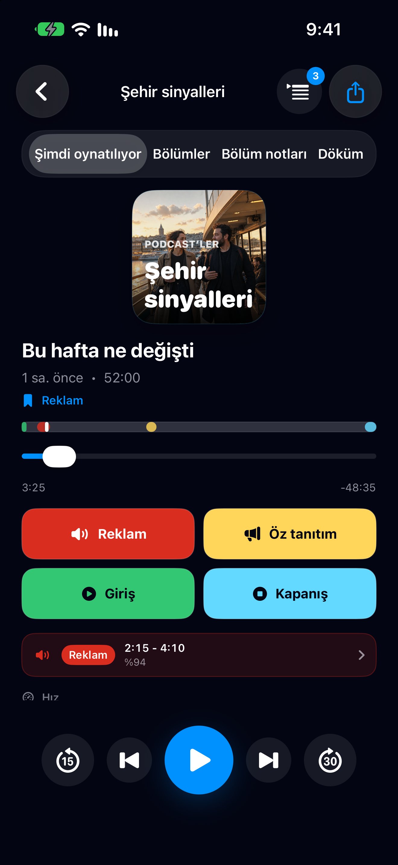 MuteCast iPhone screenshot 1: iphone 6 9 player