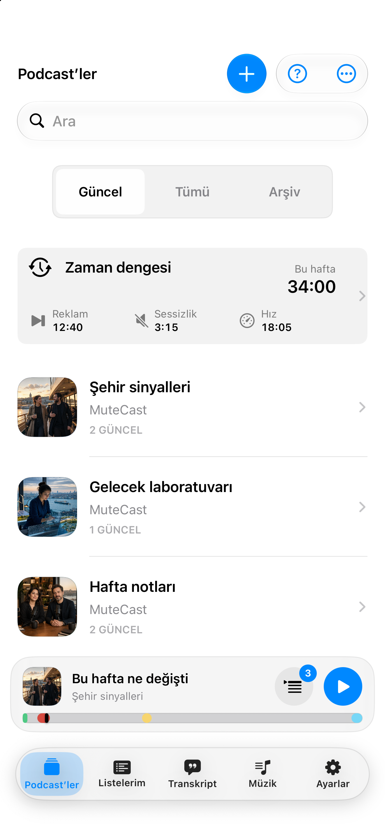 MuteCast iPhone screenshot 4: iphone 6 9 podcasts