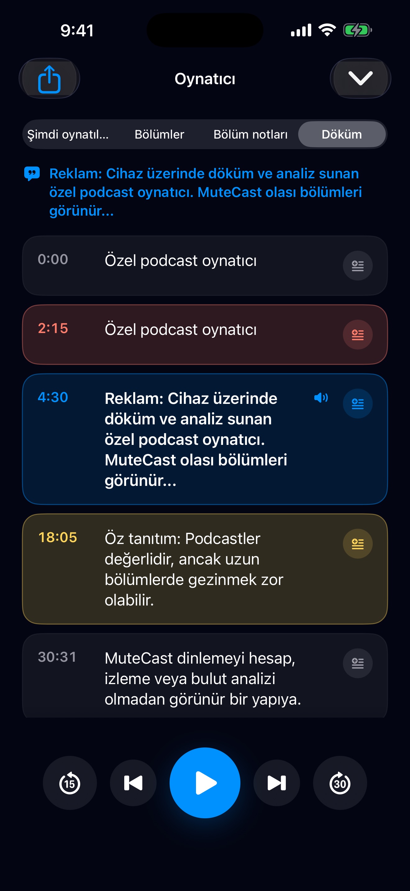 MuteCast ios App Store screenshot 6