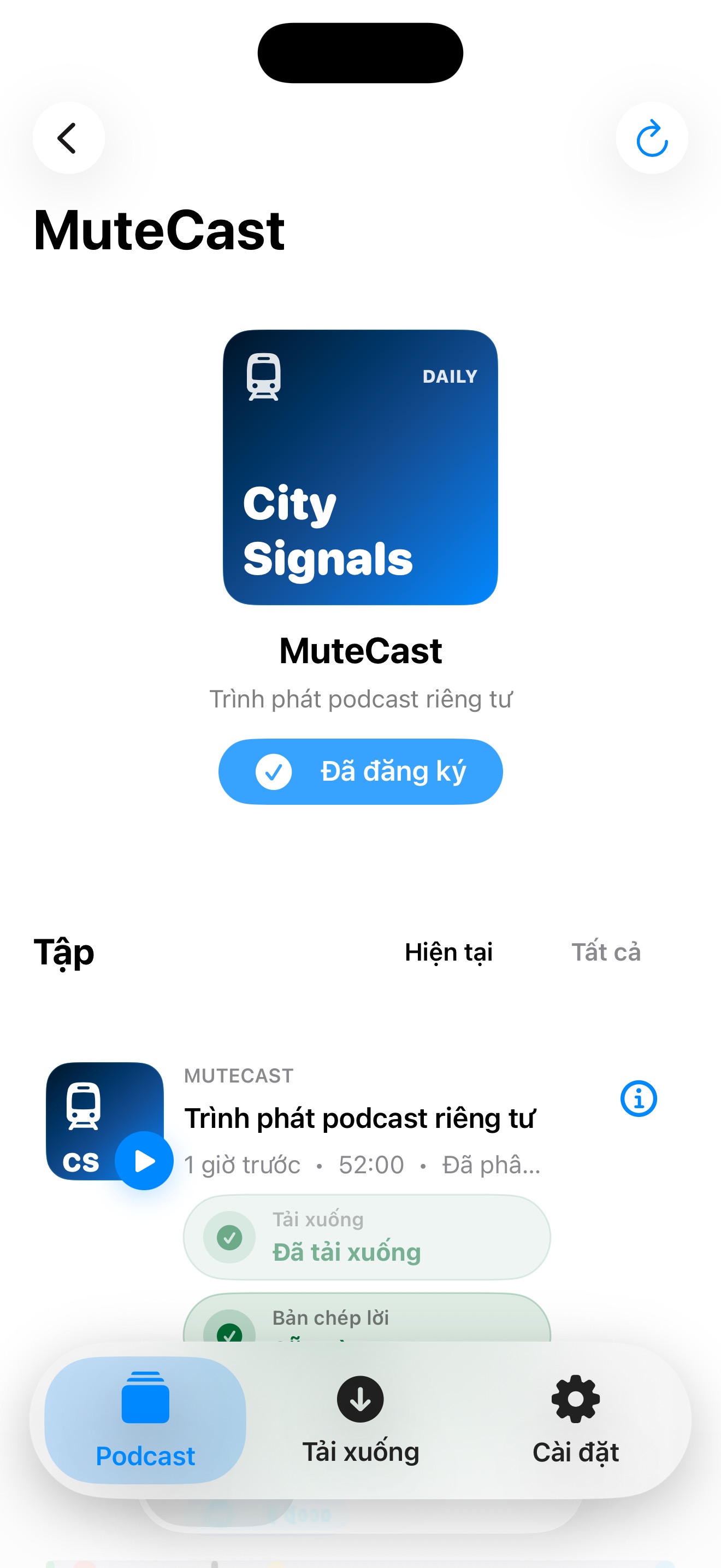 MuteCast ios App Store screenshot 2