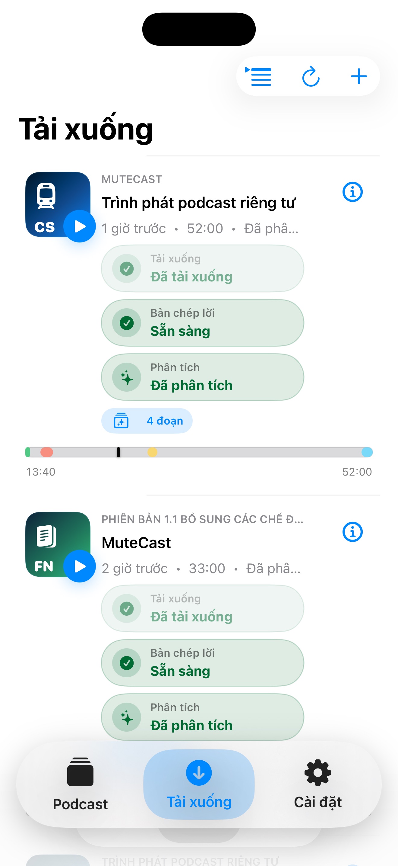 MuteCast ios App Store screenshot 3