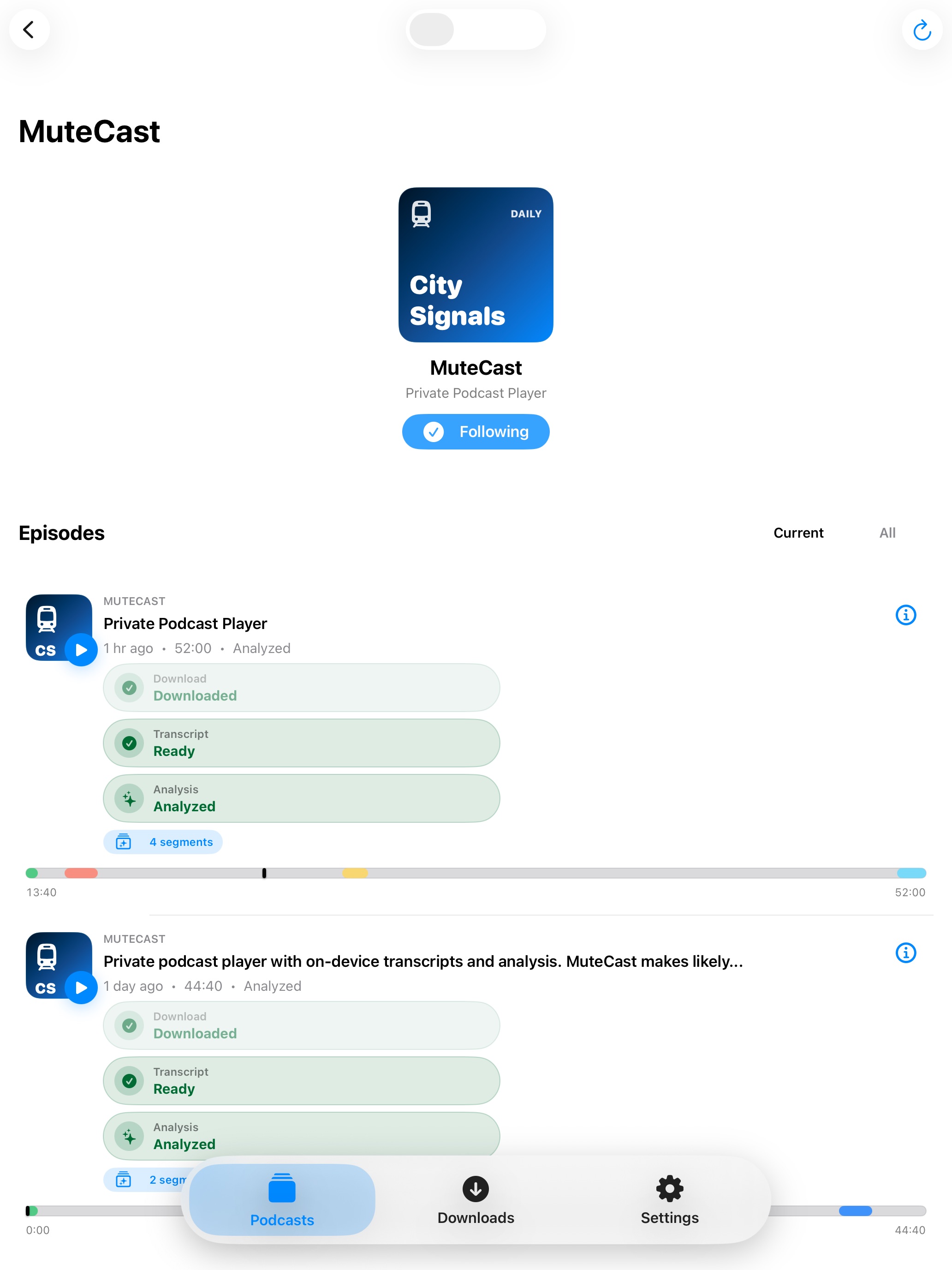 MuteCast ipados App Store screenshot 2