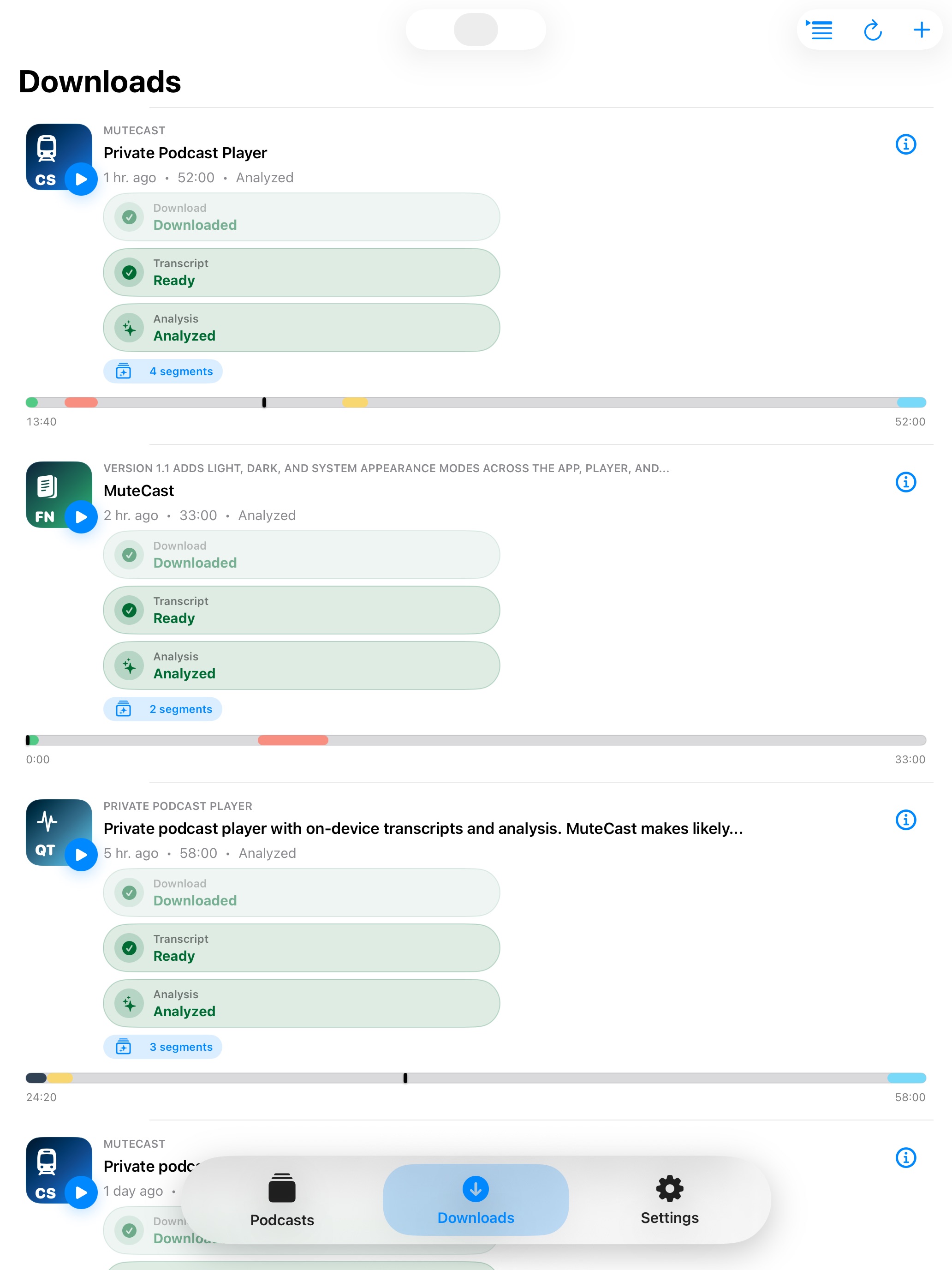 MuteCast ipados App Store screenshot 3