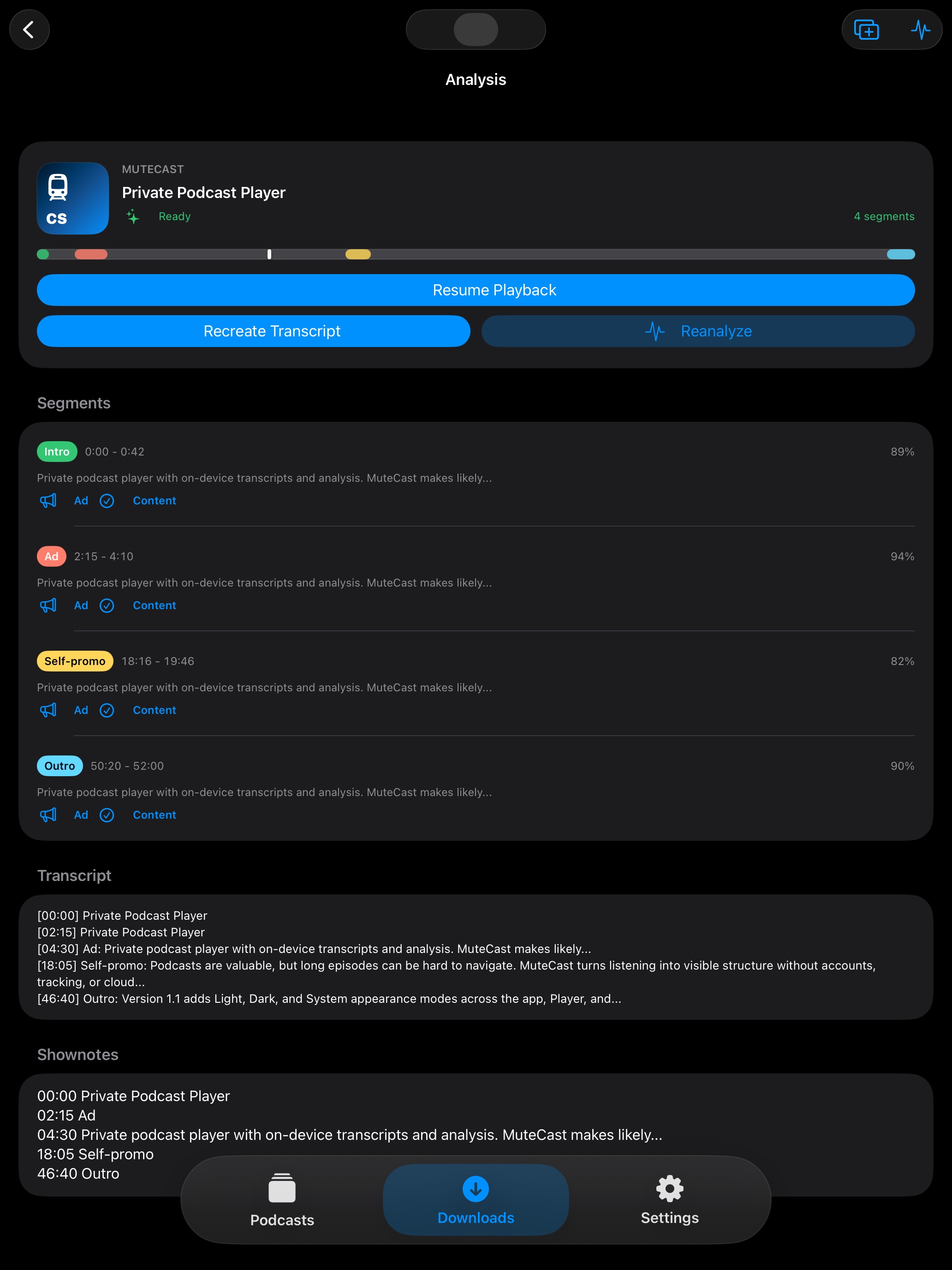MuteCast ipados App Store screenshot 7