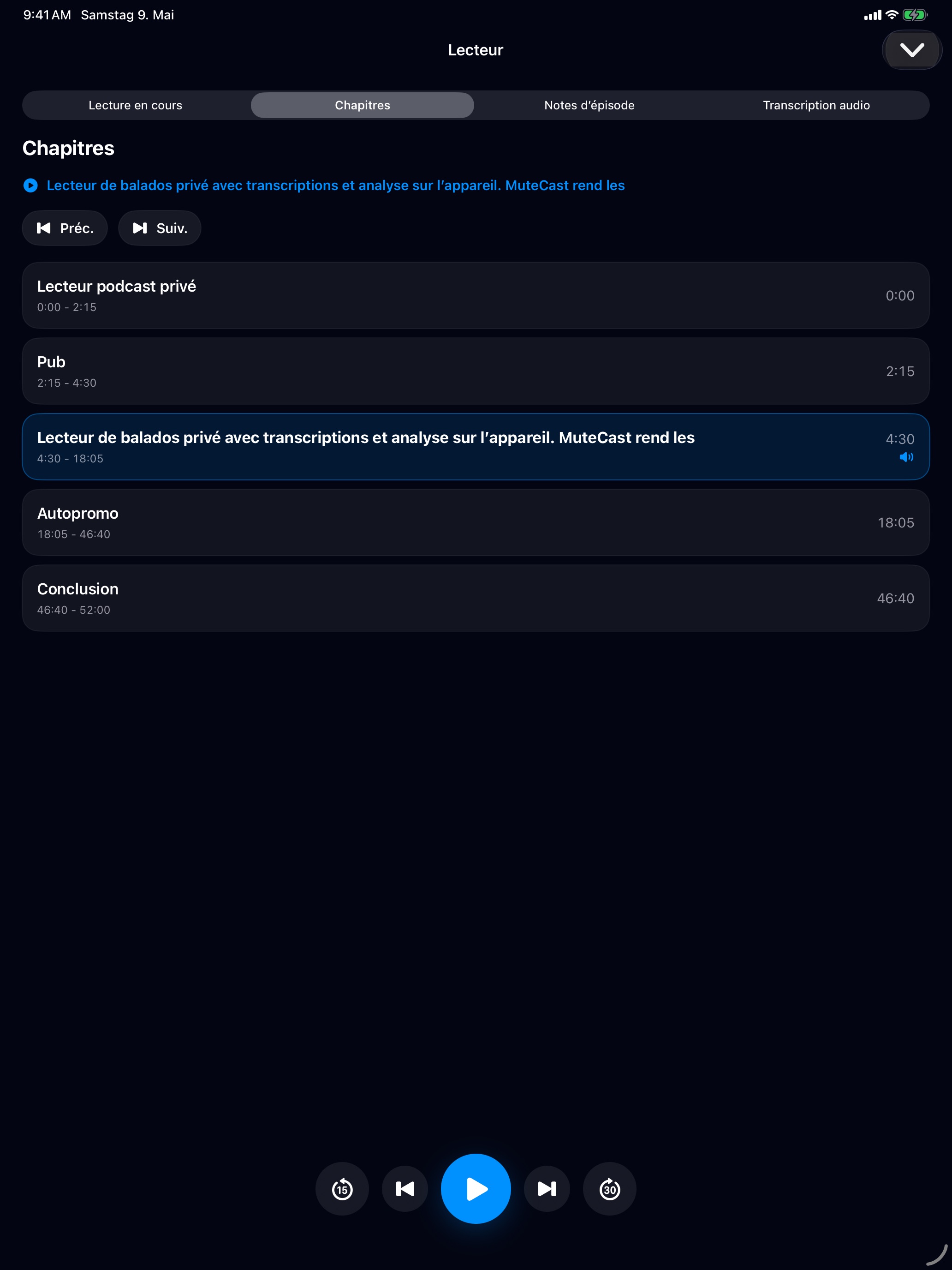 MuteCast ipados App Store screenshot 5