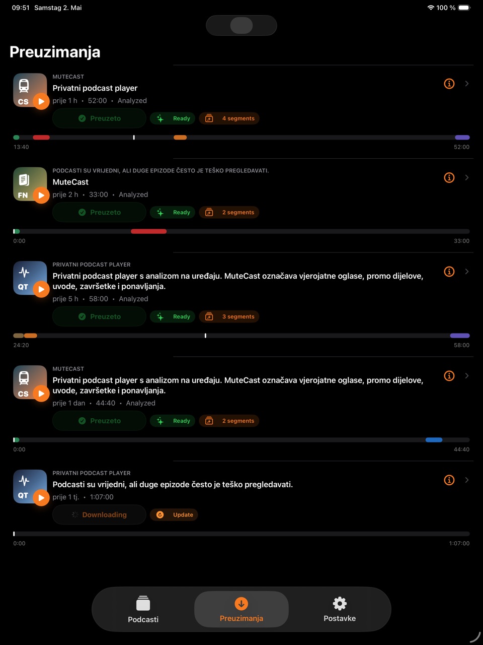 MuteCast ipados App Store screenshot 4