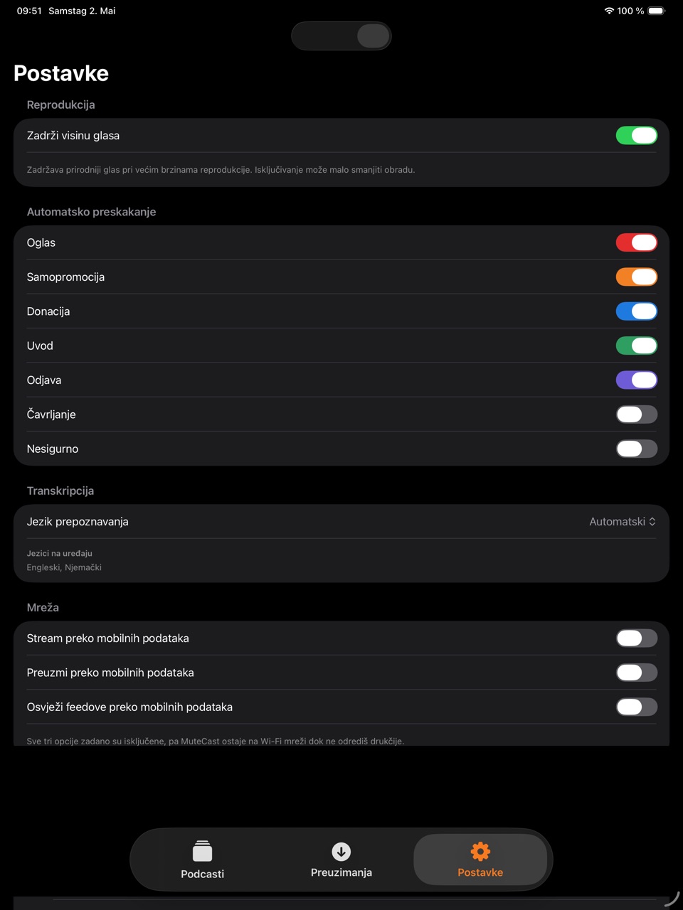 MuteCast ipados App Store screenshot 5