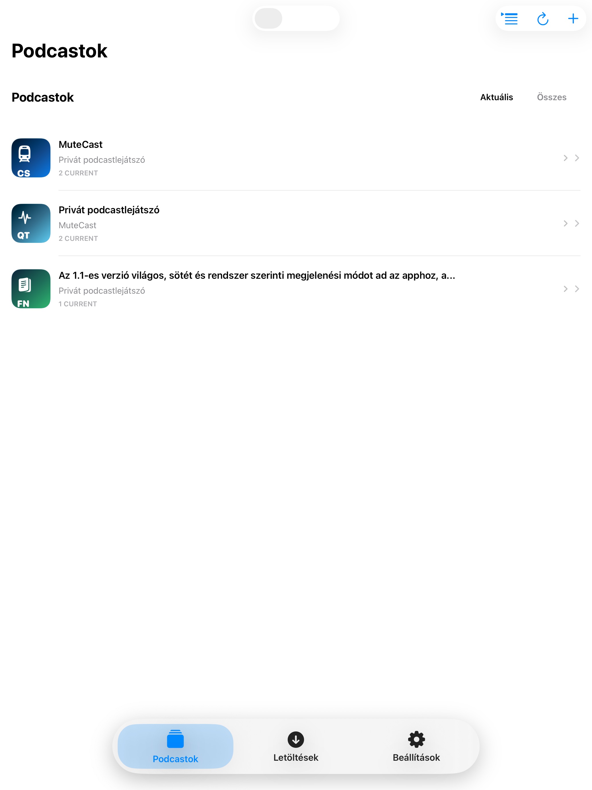 MuteCast ipados App Store screenshot 1