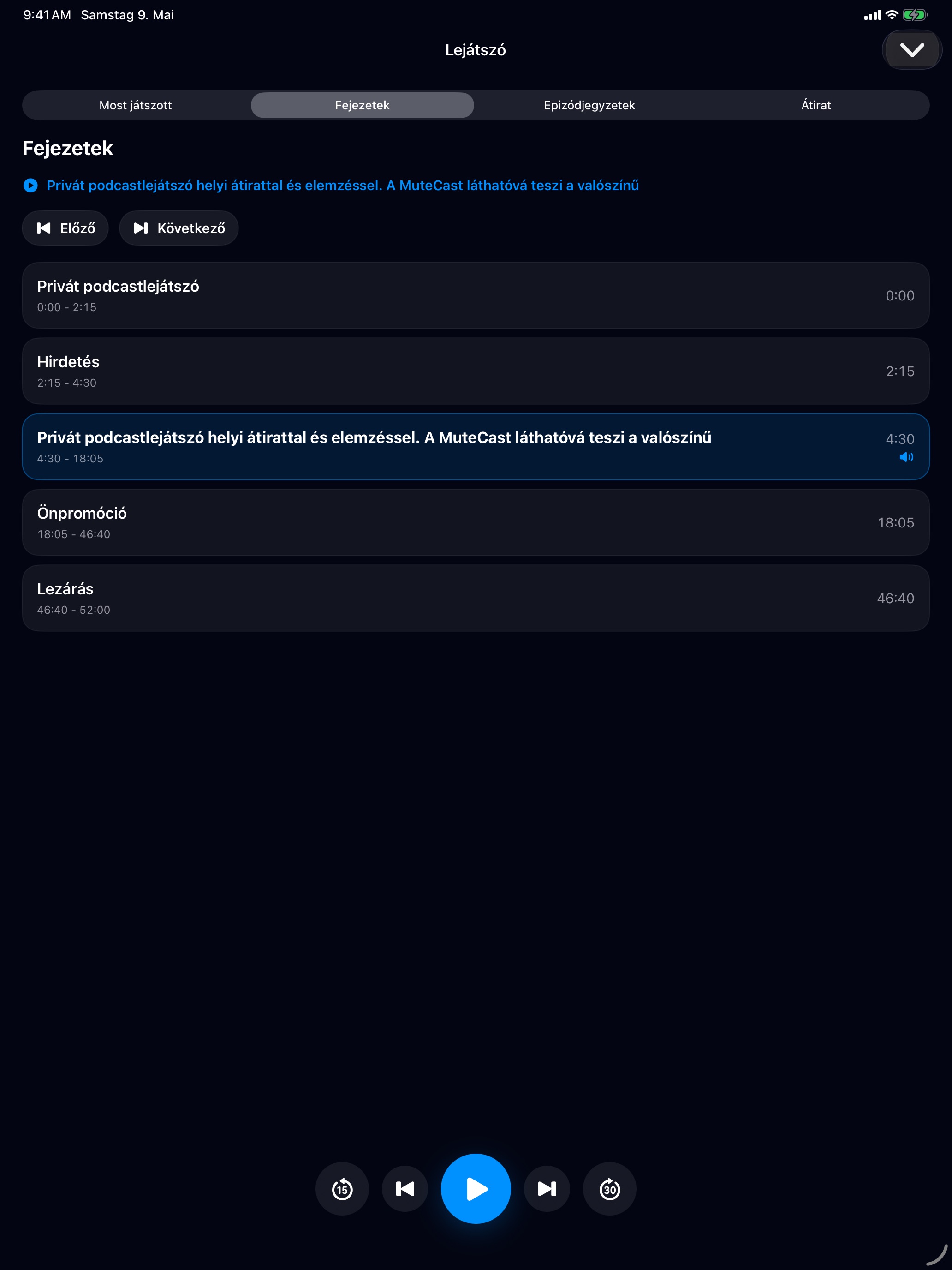 MuteCast ipados App Store screenshot 5