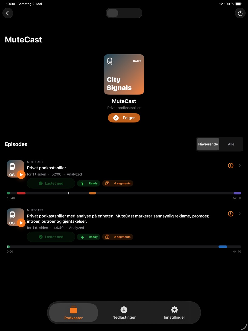 MuteCast ipados App Store screenshot 2