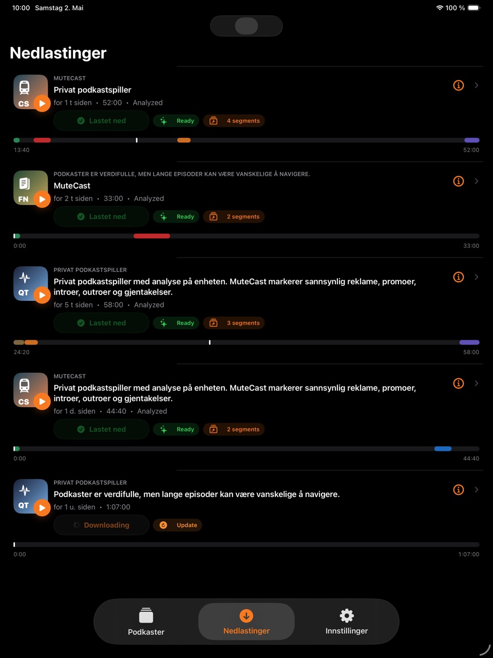 MuteCast ipados App Store screenshot 4