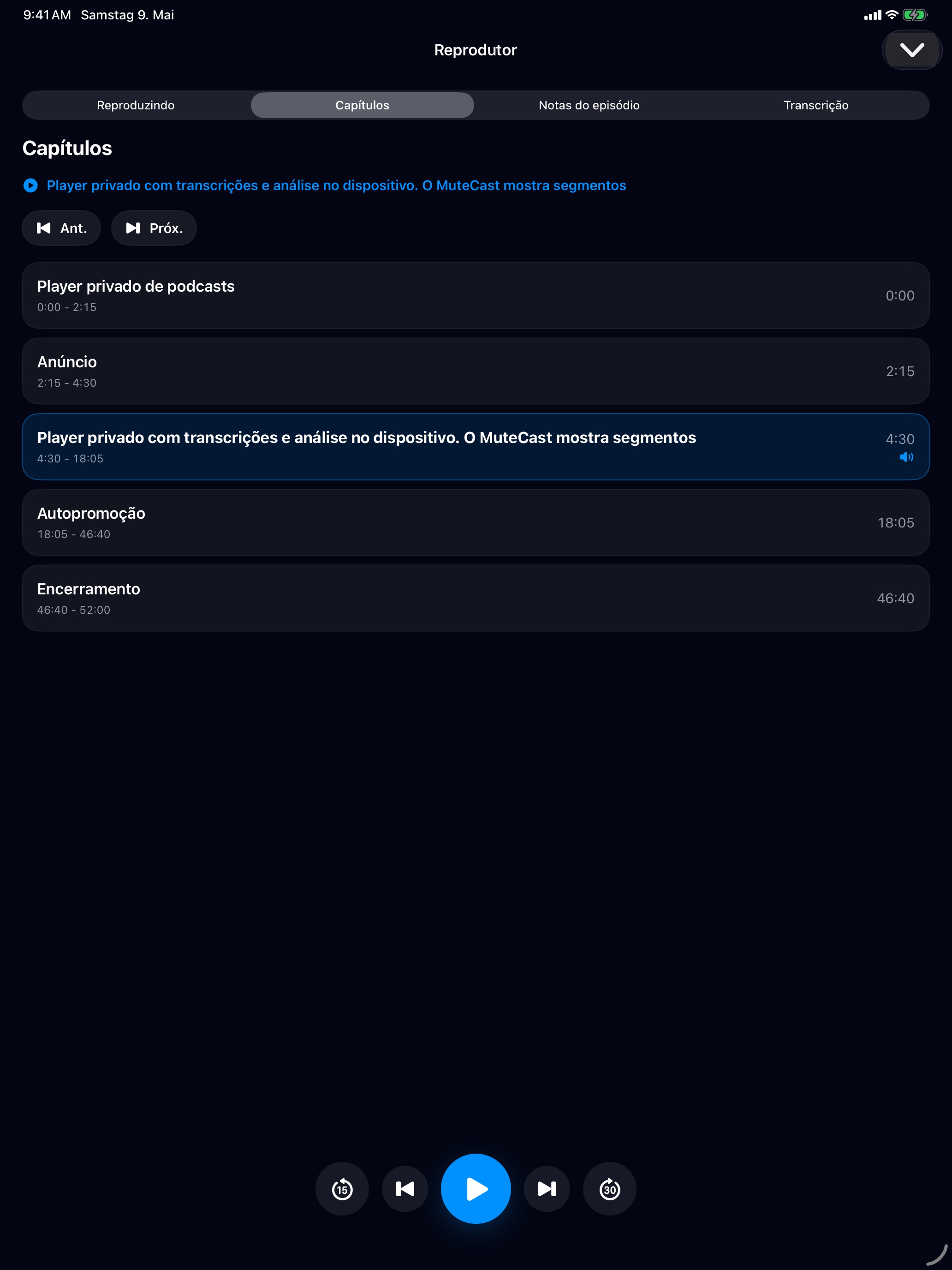 MuteCast ipados App Store screenshot 5