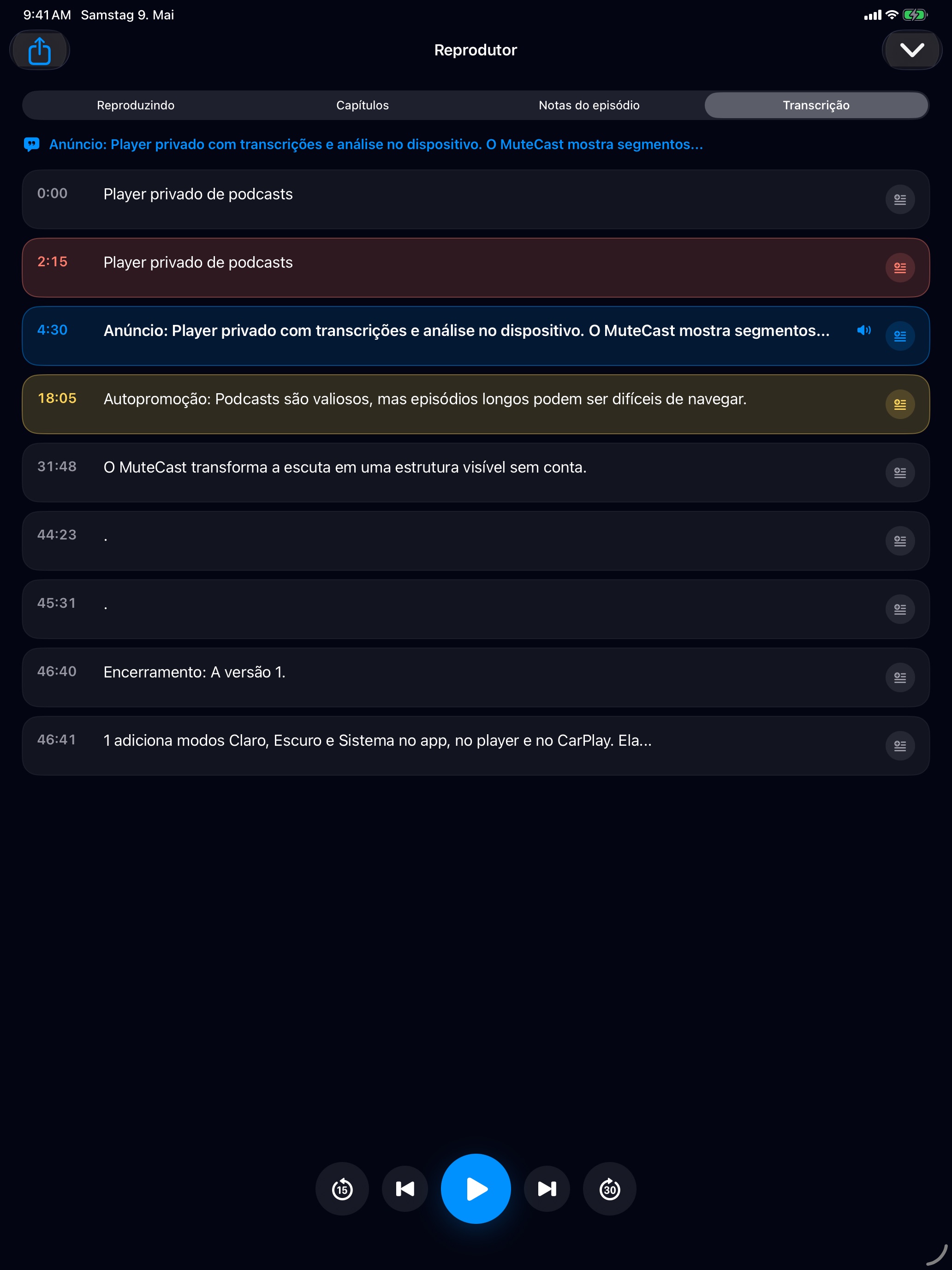 MuteCast ipados App Store screenshot 6