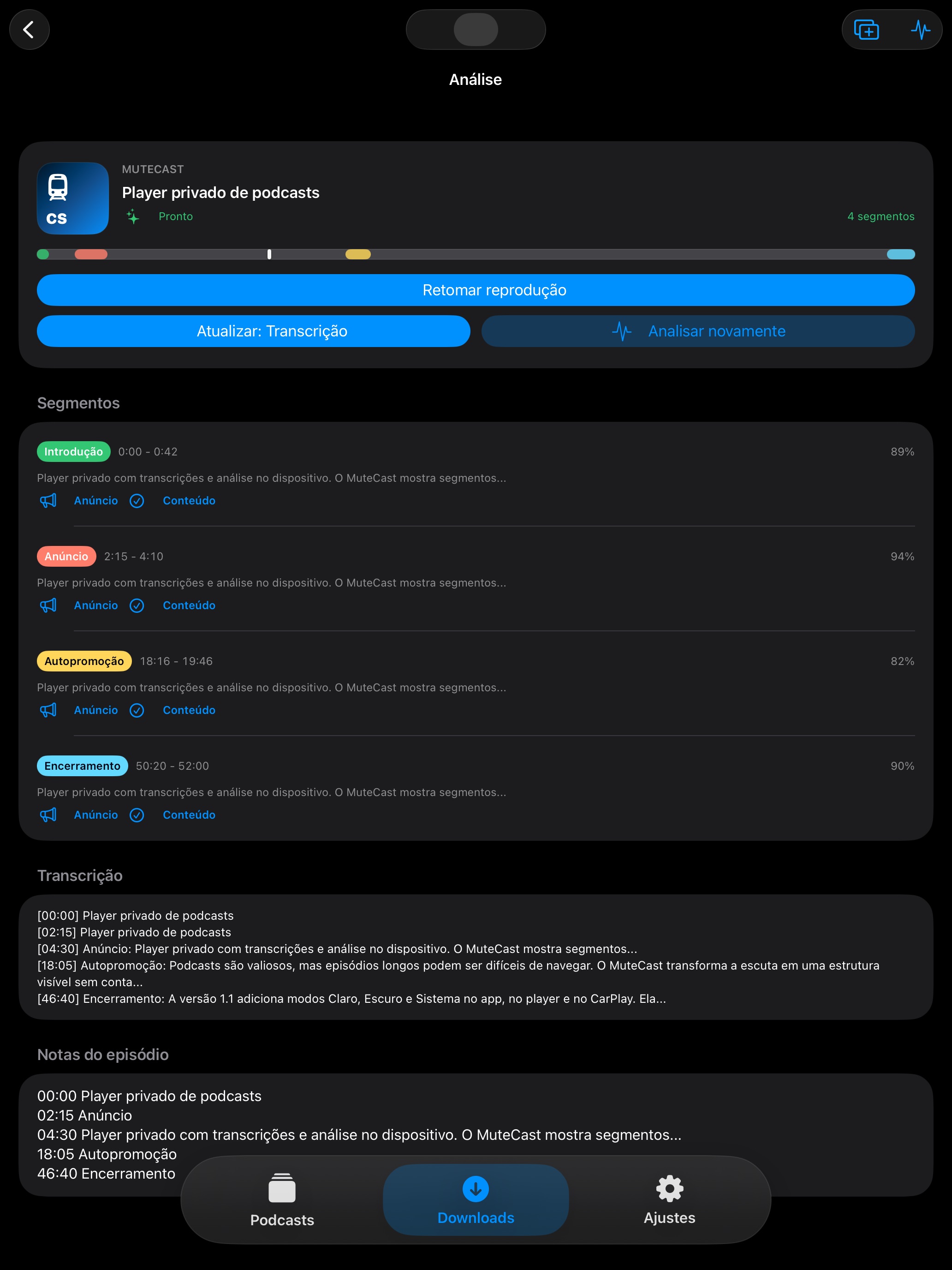 MuteCast ipados App Store screenshot 7