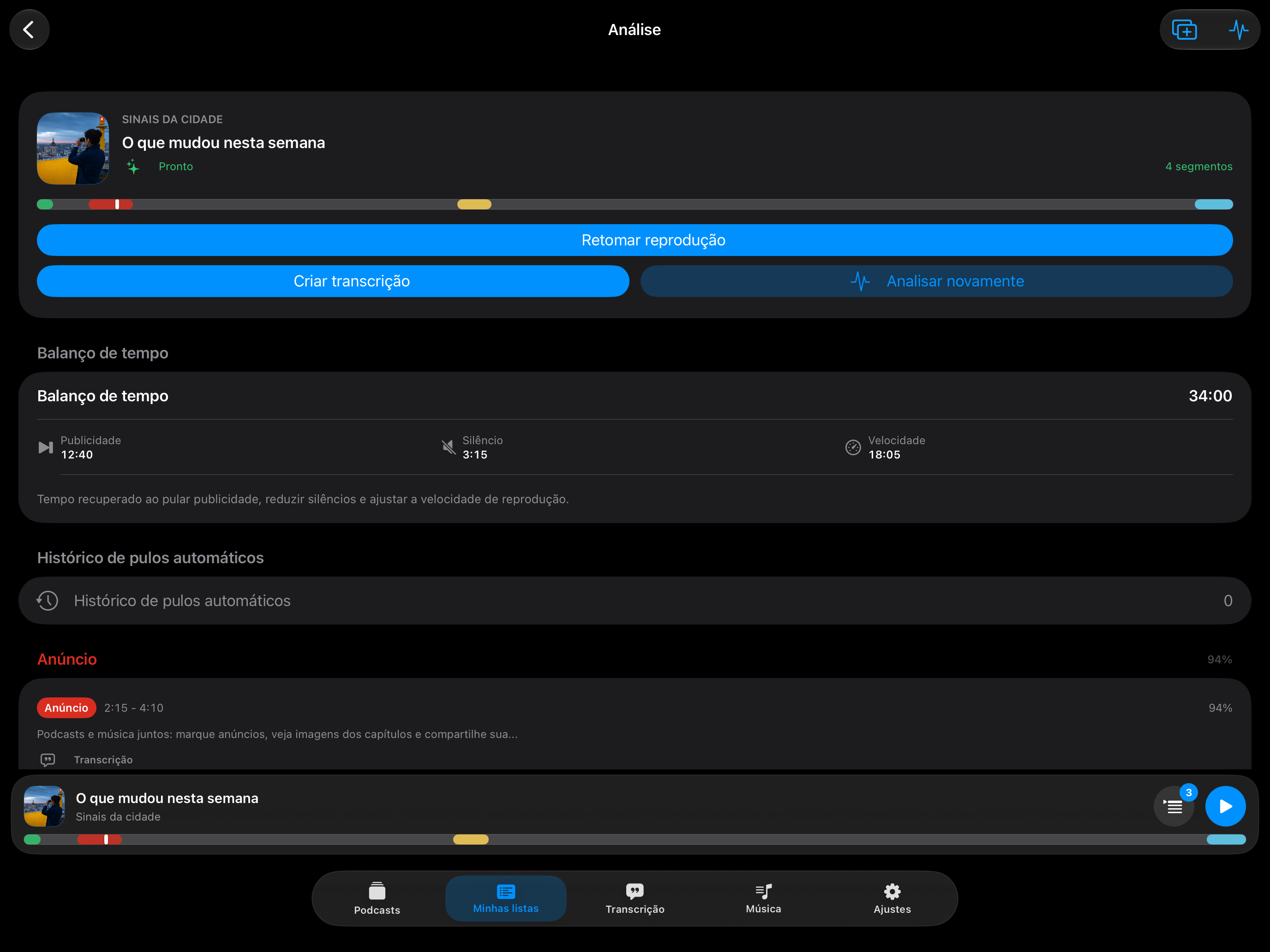 MuteCast iPad screenshot 7: ipad 13 analysis