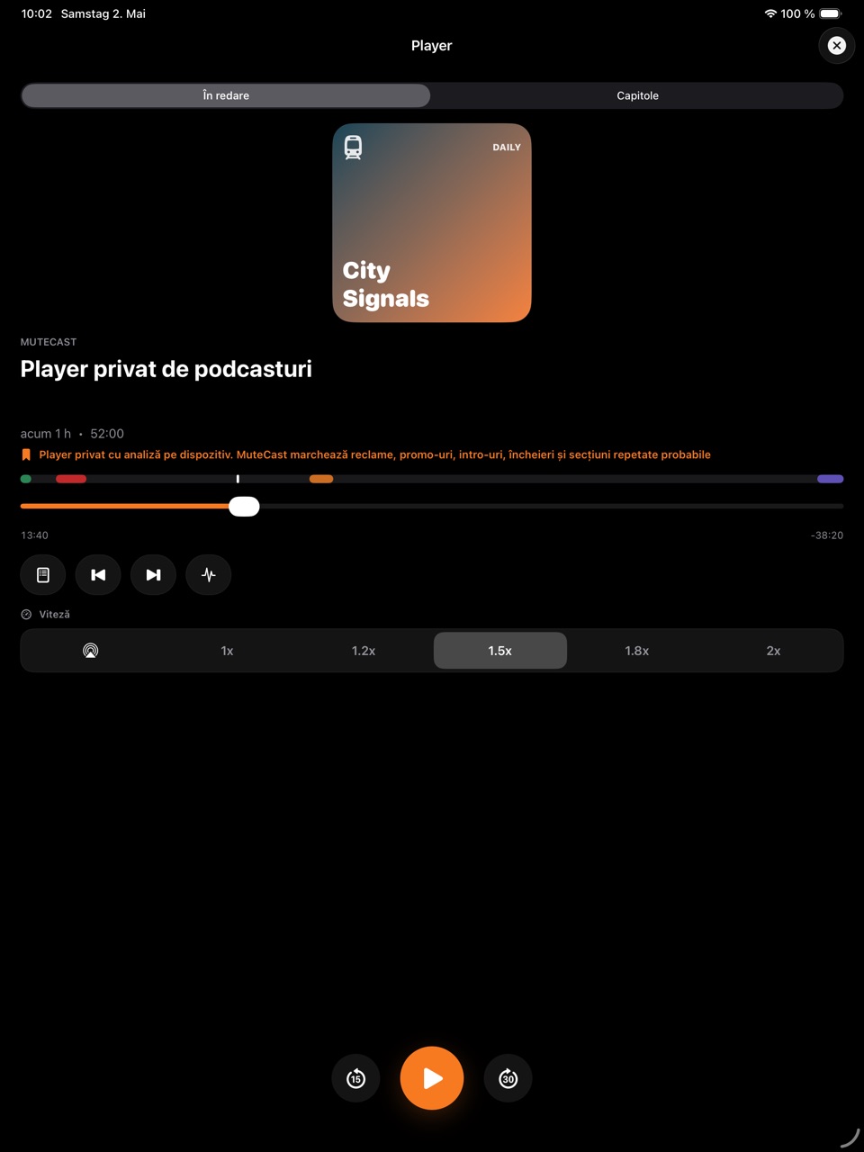 MuteCast ipados App Store screenshot 3