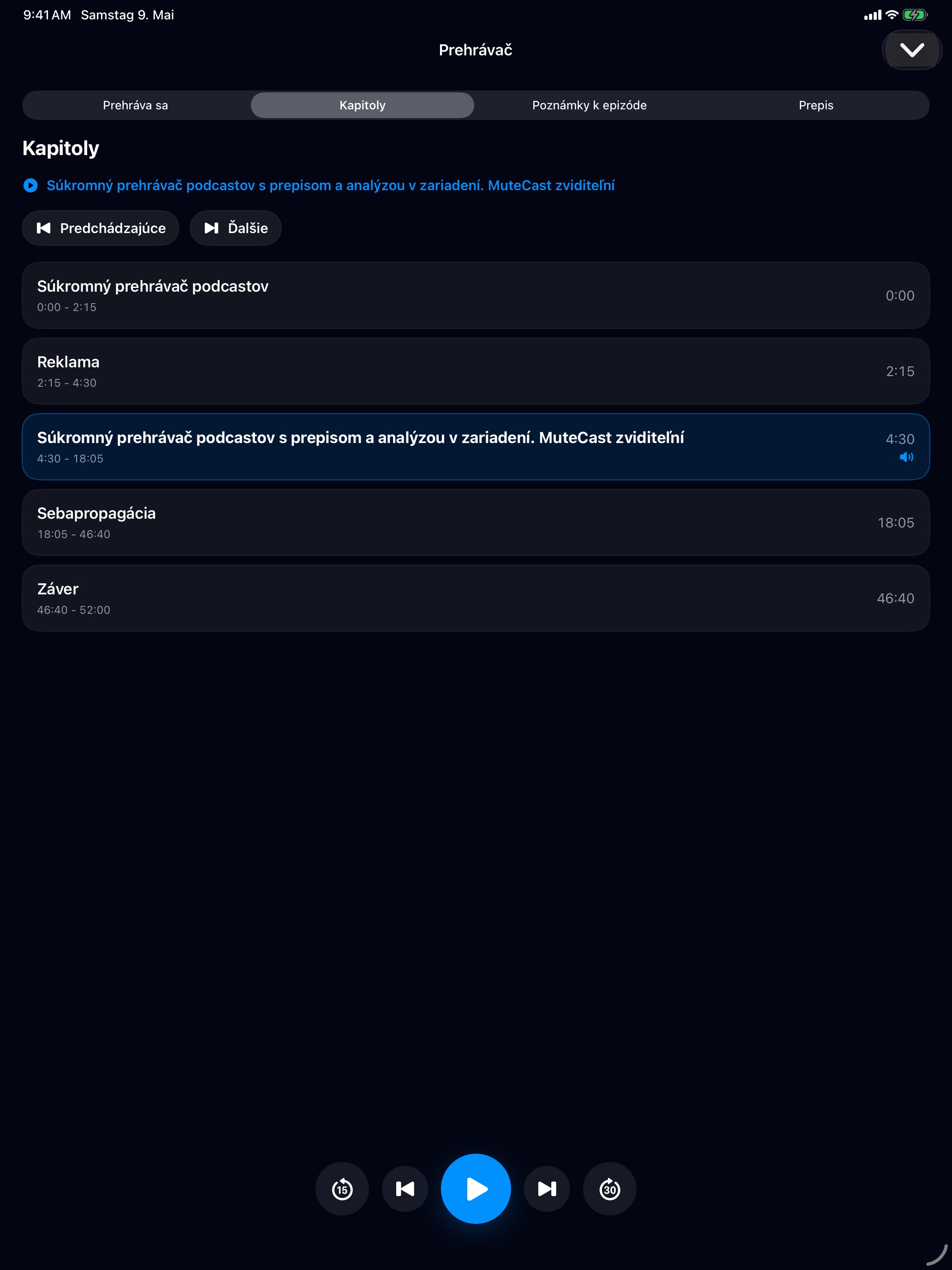 MuteCast ipados App Store screenshot 5
