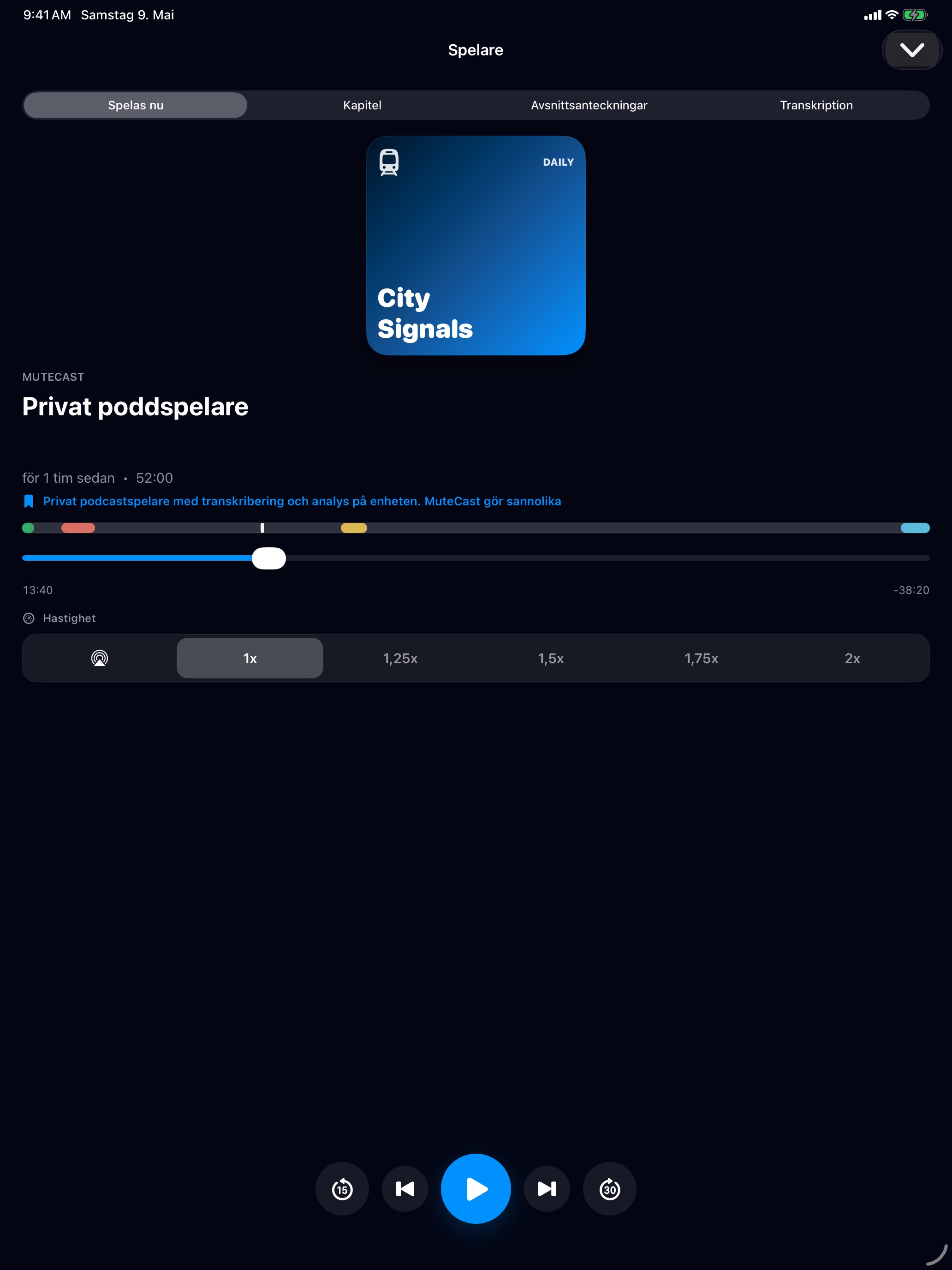 MuteCast ipados App Store screenshot 4