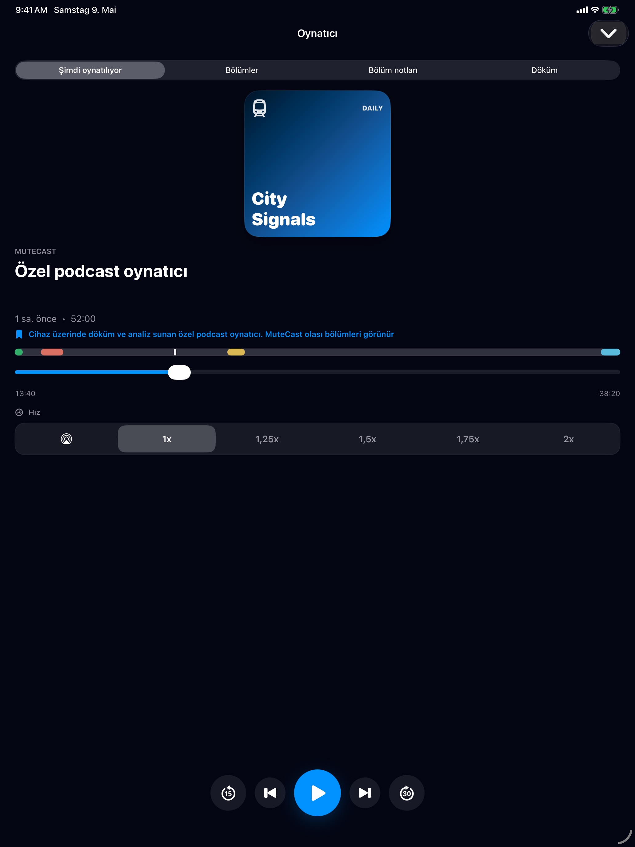 MuteCast ipados App Store screenshot 4
