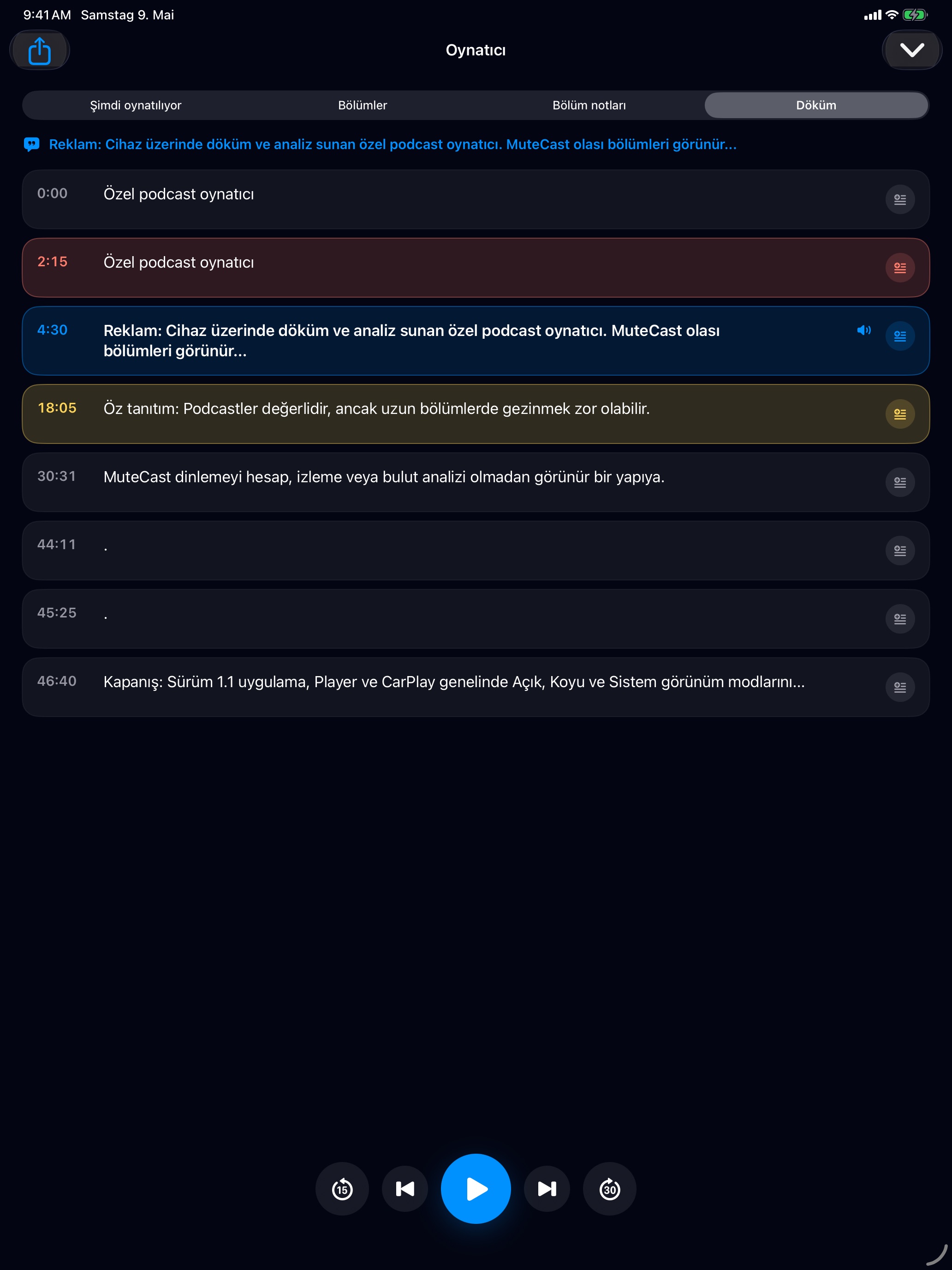 MuteCast ipados App Store screenshot 6