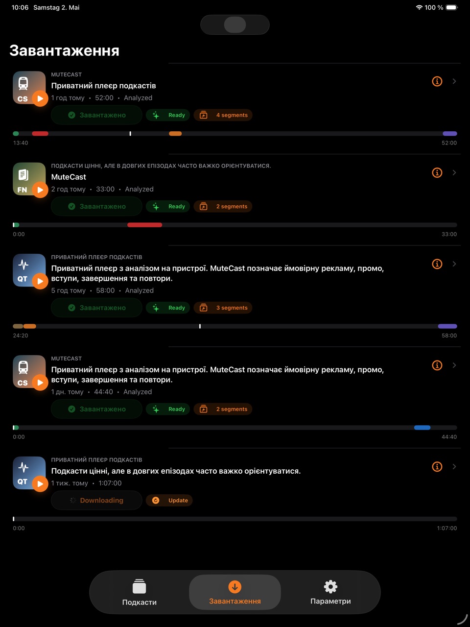 MuteCast ipados App Store screenshot 4