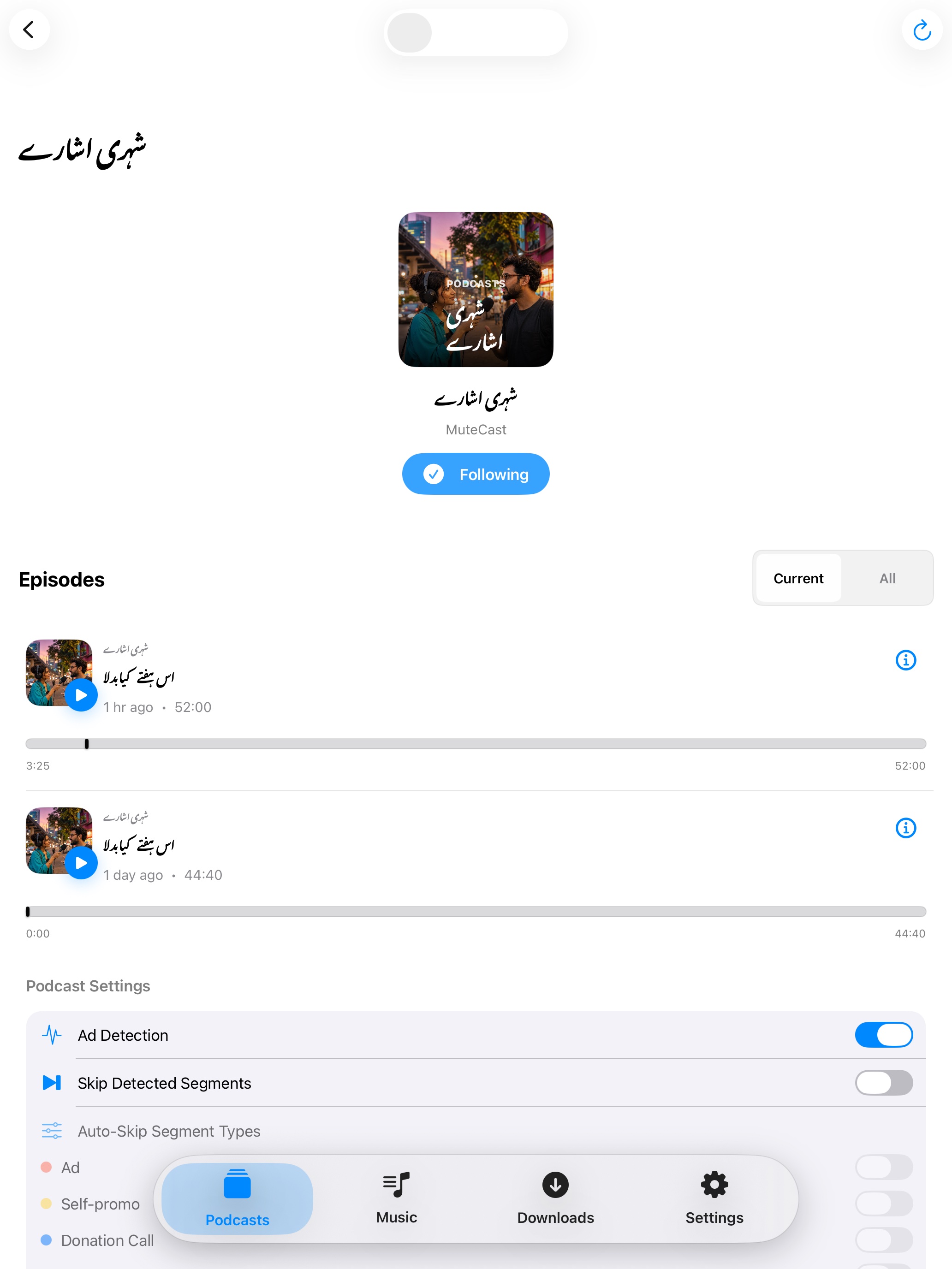 MuteCast ipados App Store screenshot 2