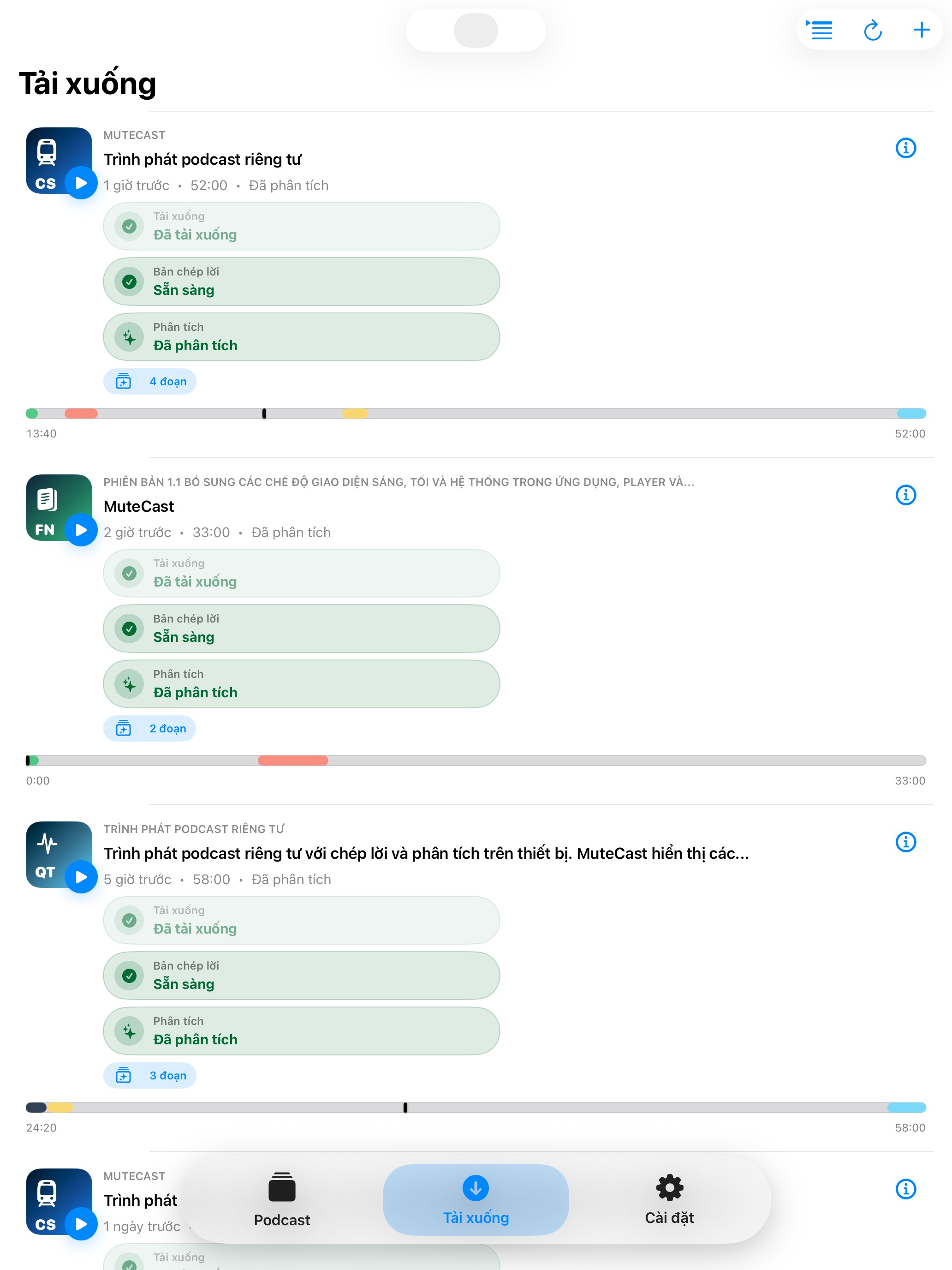 MuteCast ipados App Store screenshot 3