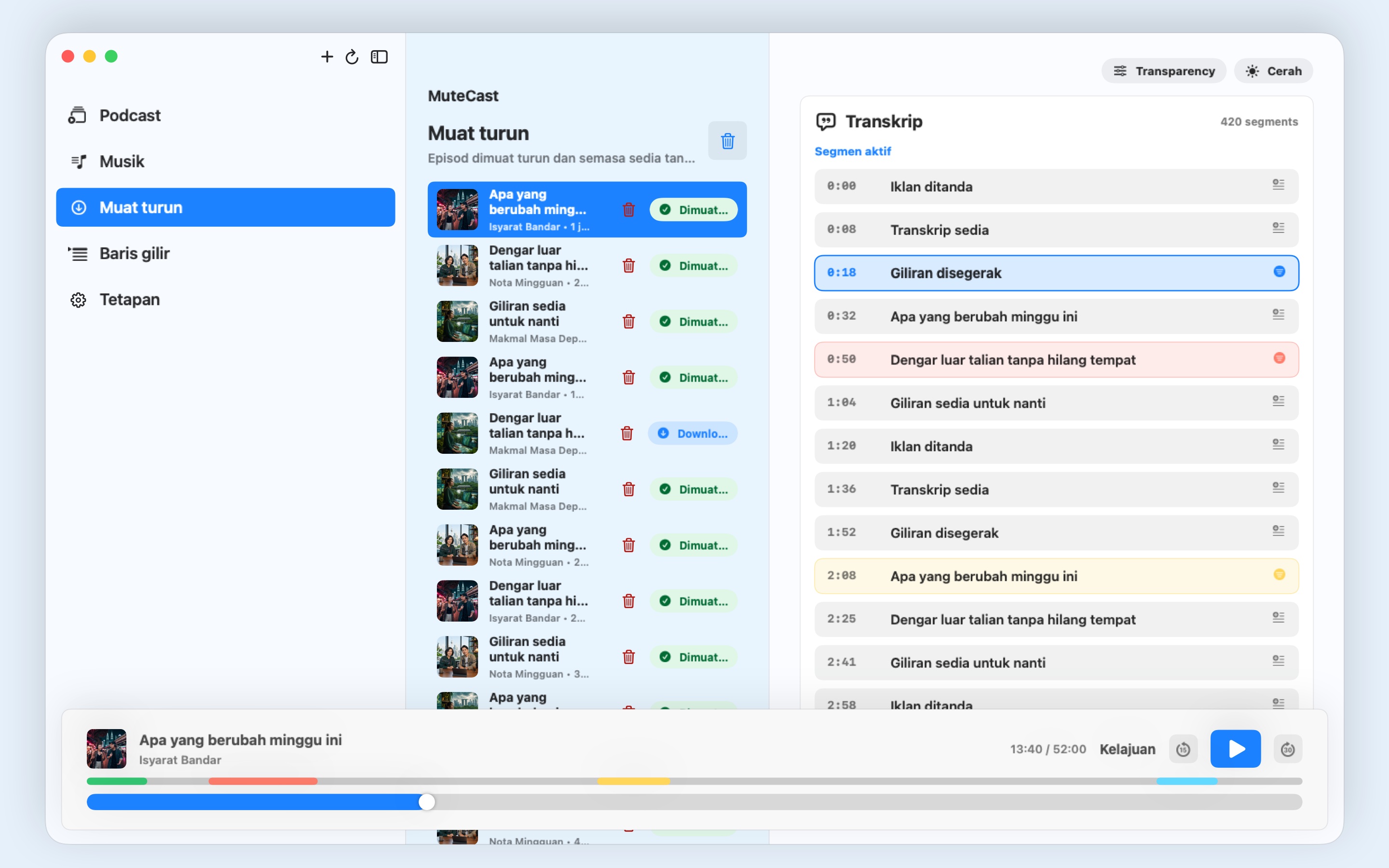 MuteCast macos App Store screenshot 3