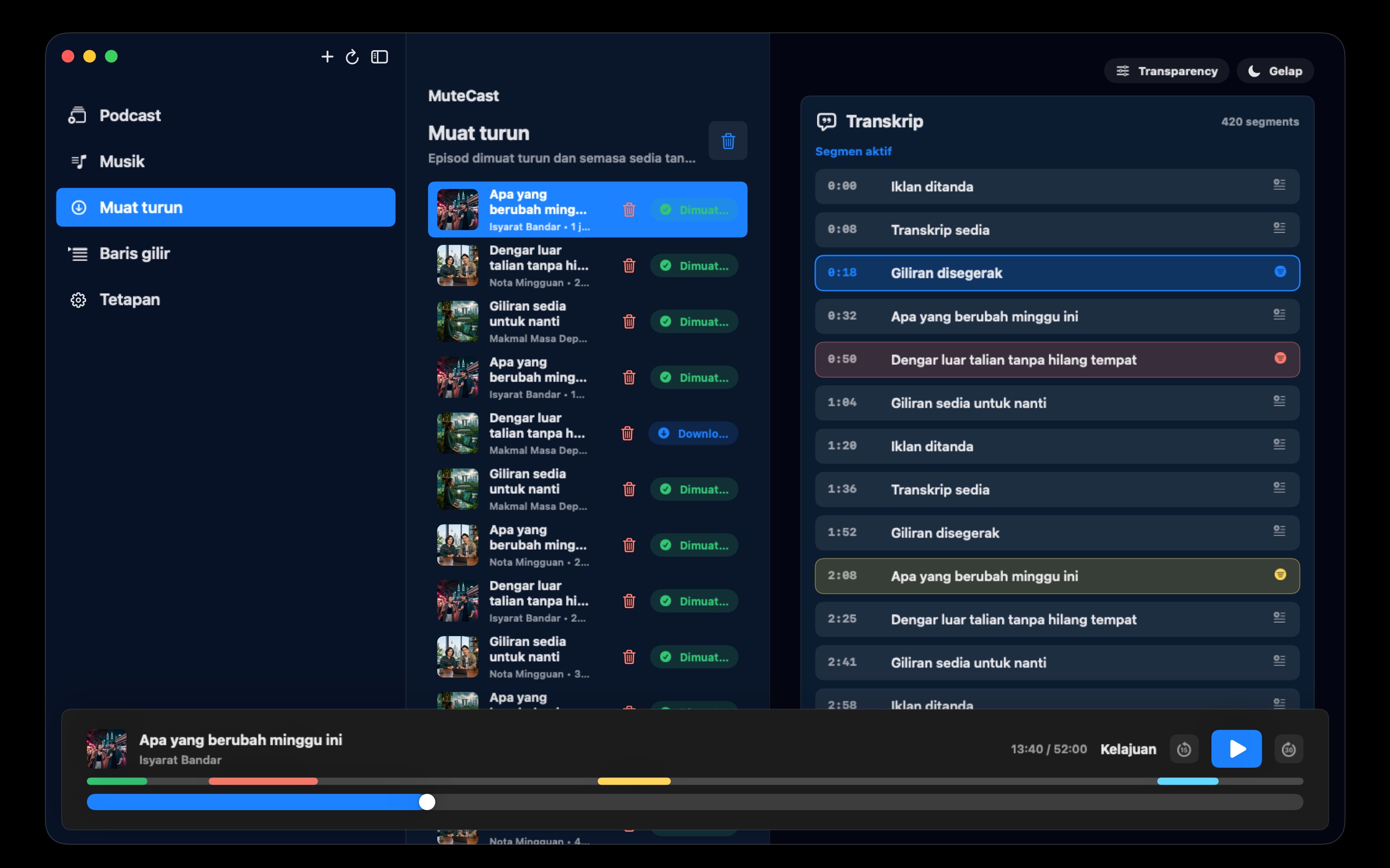 MuteCast macos App Store screenshot 4