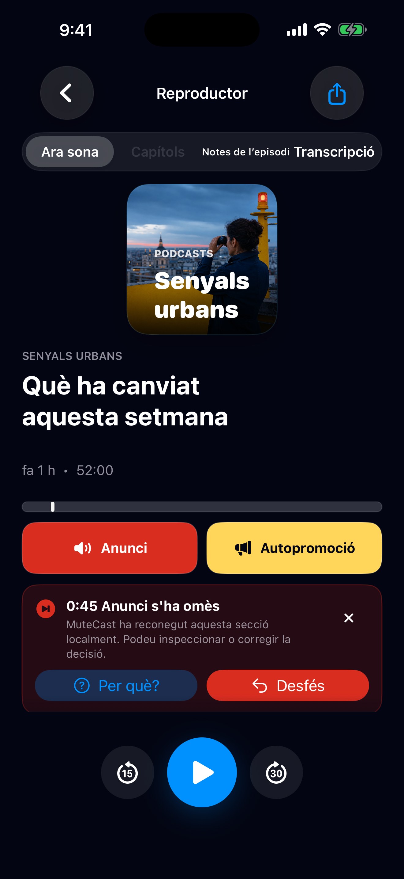 MuteCast ios App Store screenshot 3